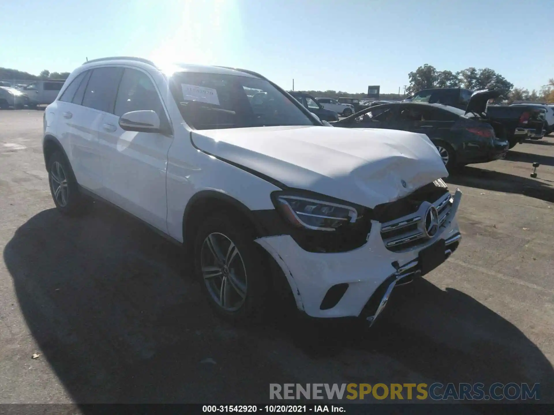 1 Photograph of a damaged car WDC0G8EB7LF744940 MERCEDES-BENZ GLC 2020