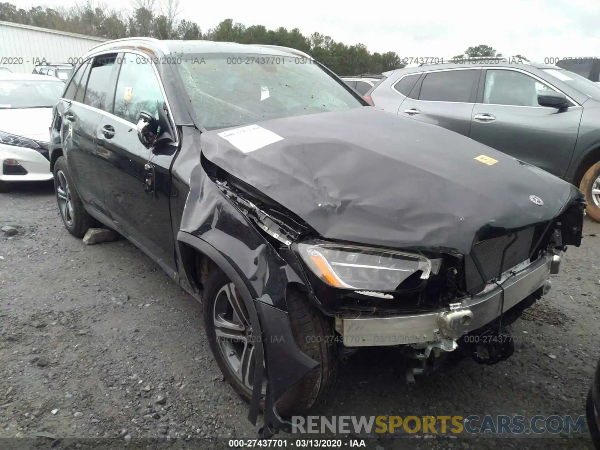 1 Photograph of a damaged car WDC0G8EB8LF711901 MERCEDES-BENZ GLC 2020