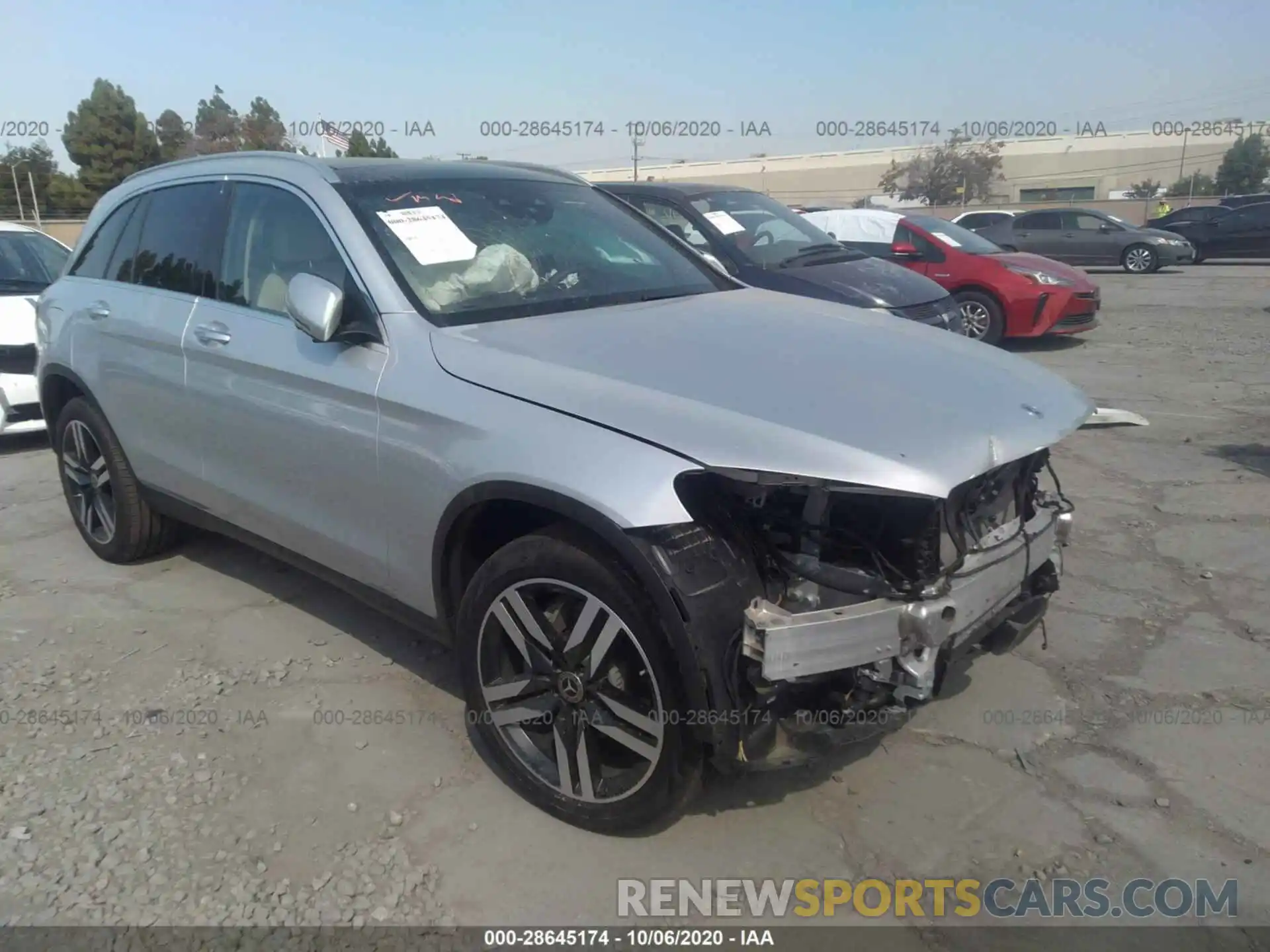 1 Photograph of a damaged car WDC0G8EB9LF672431 MERCEDES-BENZ GLC 2020