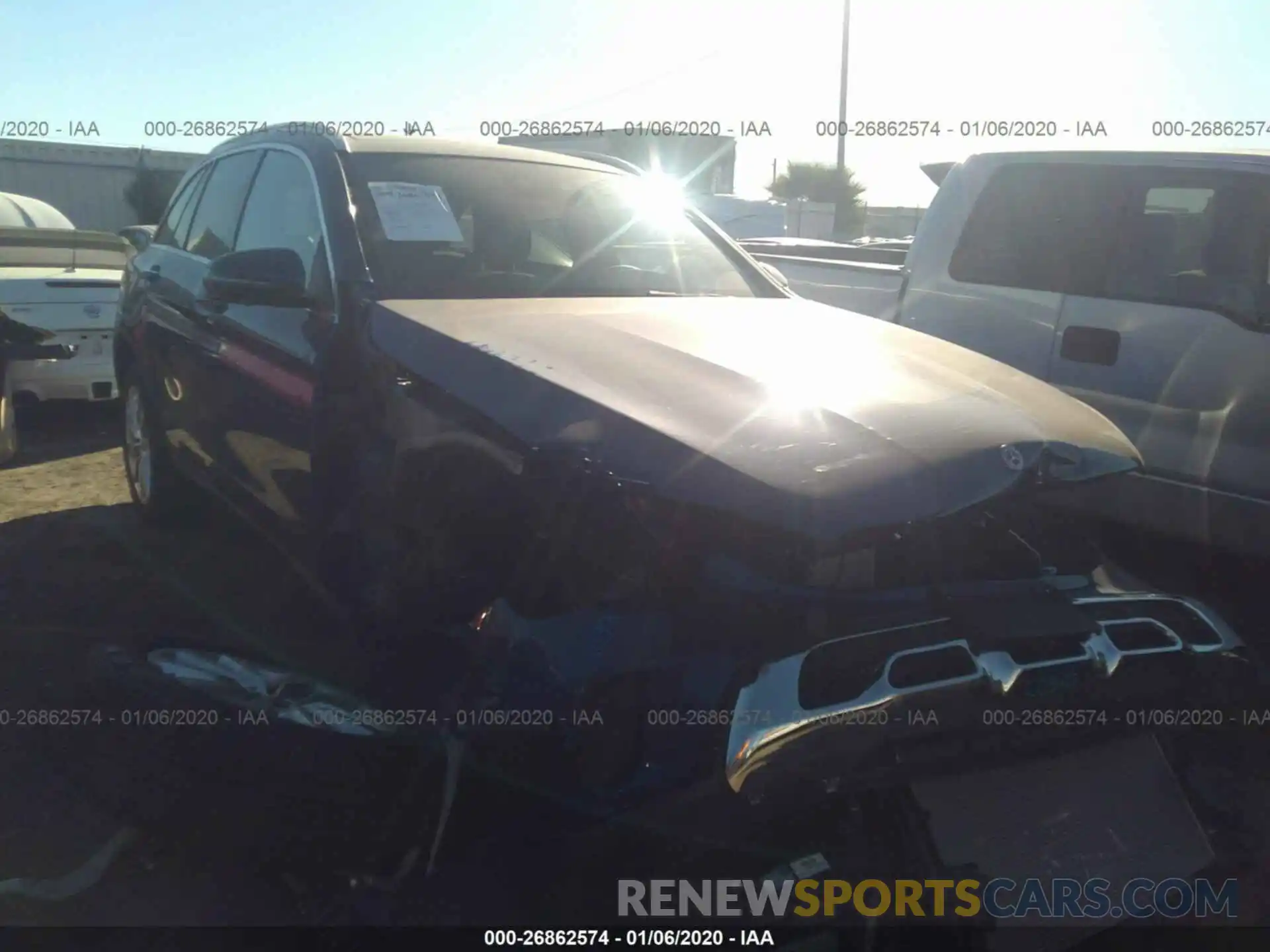 1 Photograph of a damaged car WDC0G8EBXLF672244 MERCEDES-BENZ GLC 2020