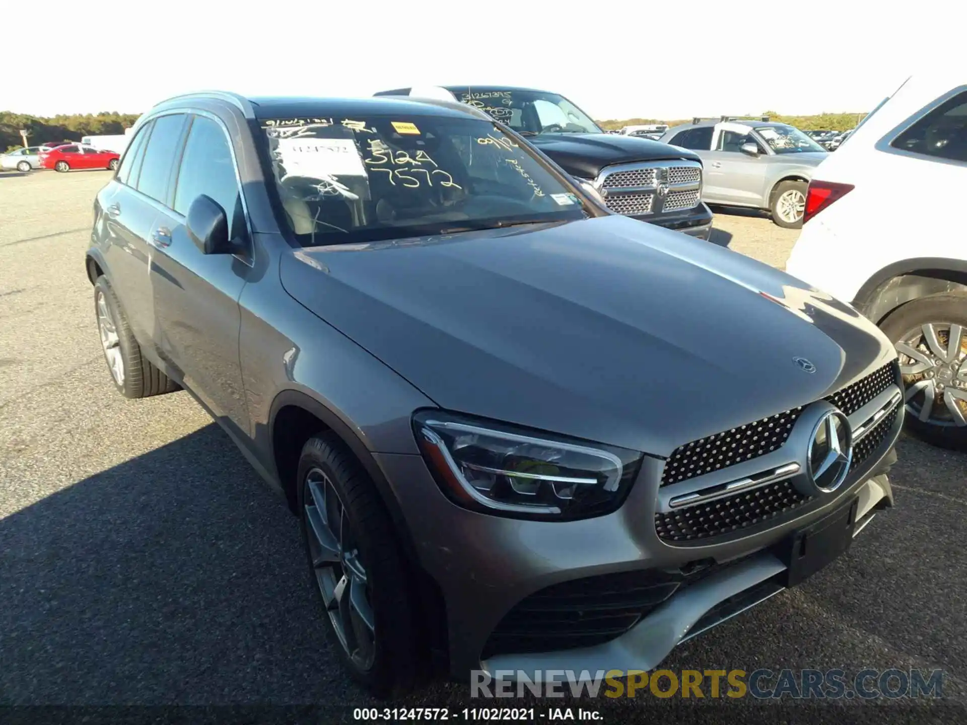 1 Photograph of a damaged car WDC0G8EBXLF691165 MERCEDES-BENZ GLC 2020