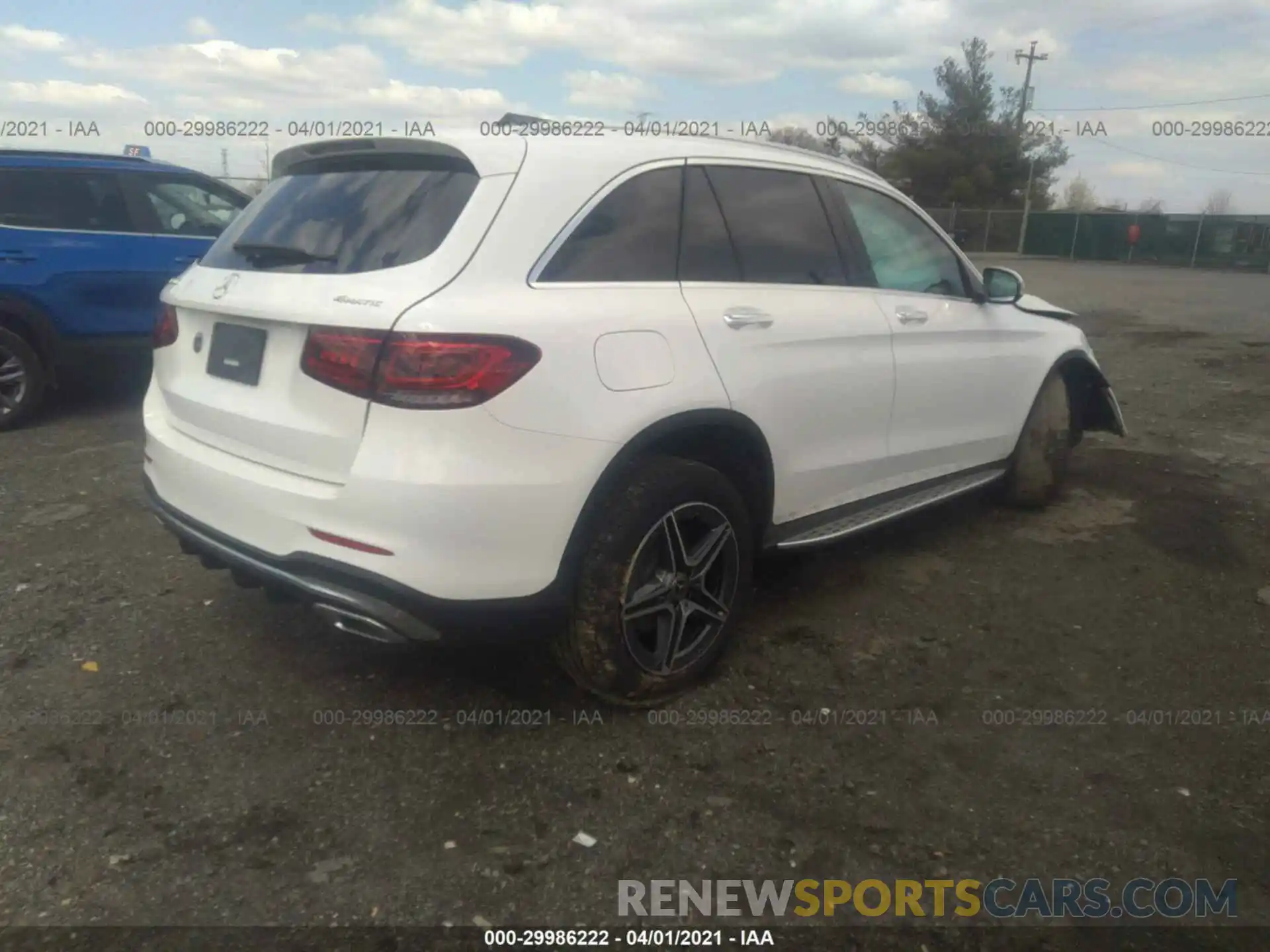 4 Photograph of a damaged car WDC0G8EBXLF724018 MERCEDES-BENZ GLC 2020