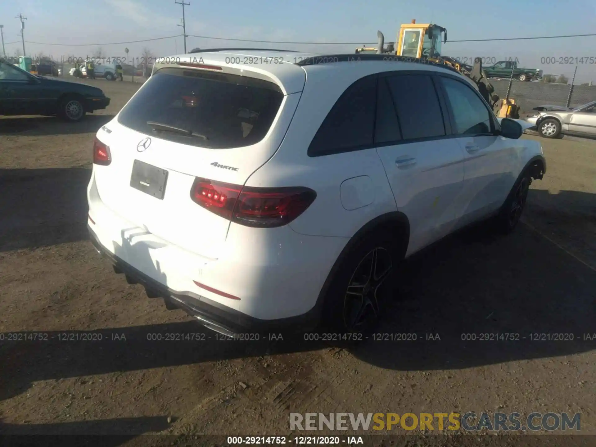 4 Photograph of a damaged car WDC0G8EBXLF755074 MERCEDES-BENZ GLC 2020