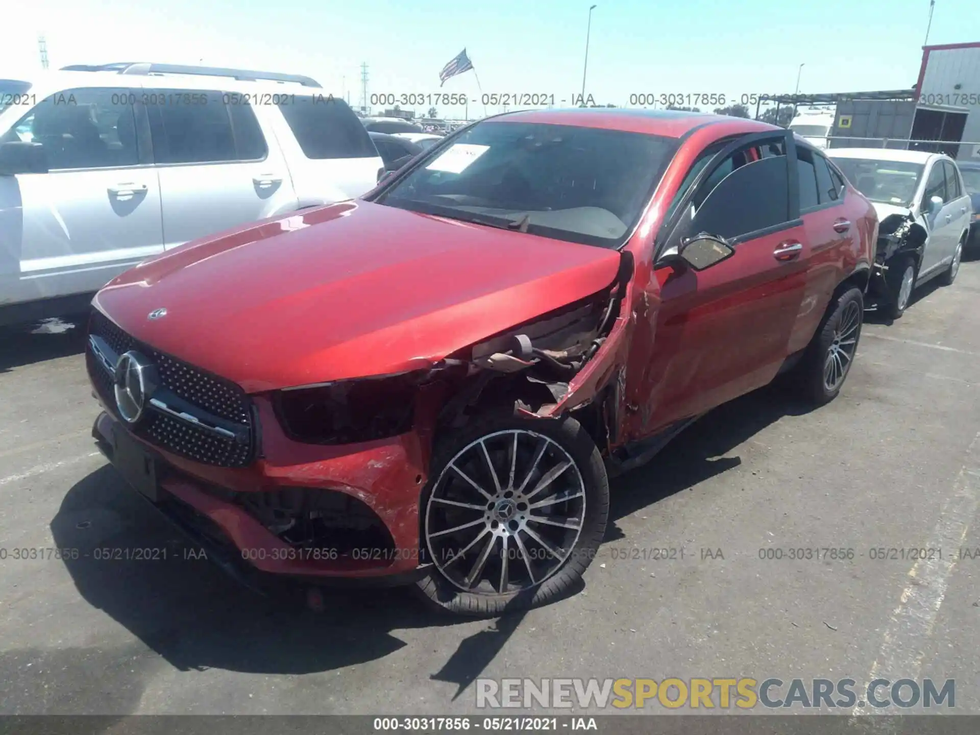 2 Photograph of a damaged car WDC0J8EB1LF673705 MERCEDES-BENZ GLC 2020