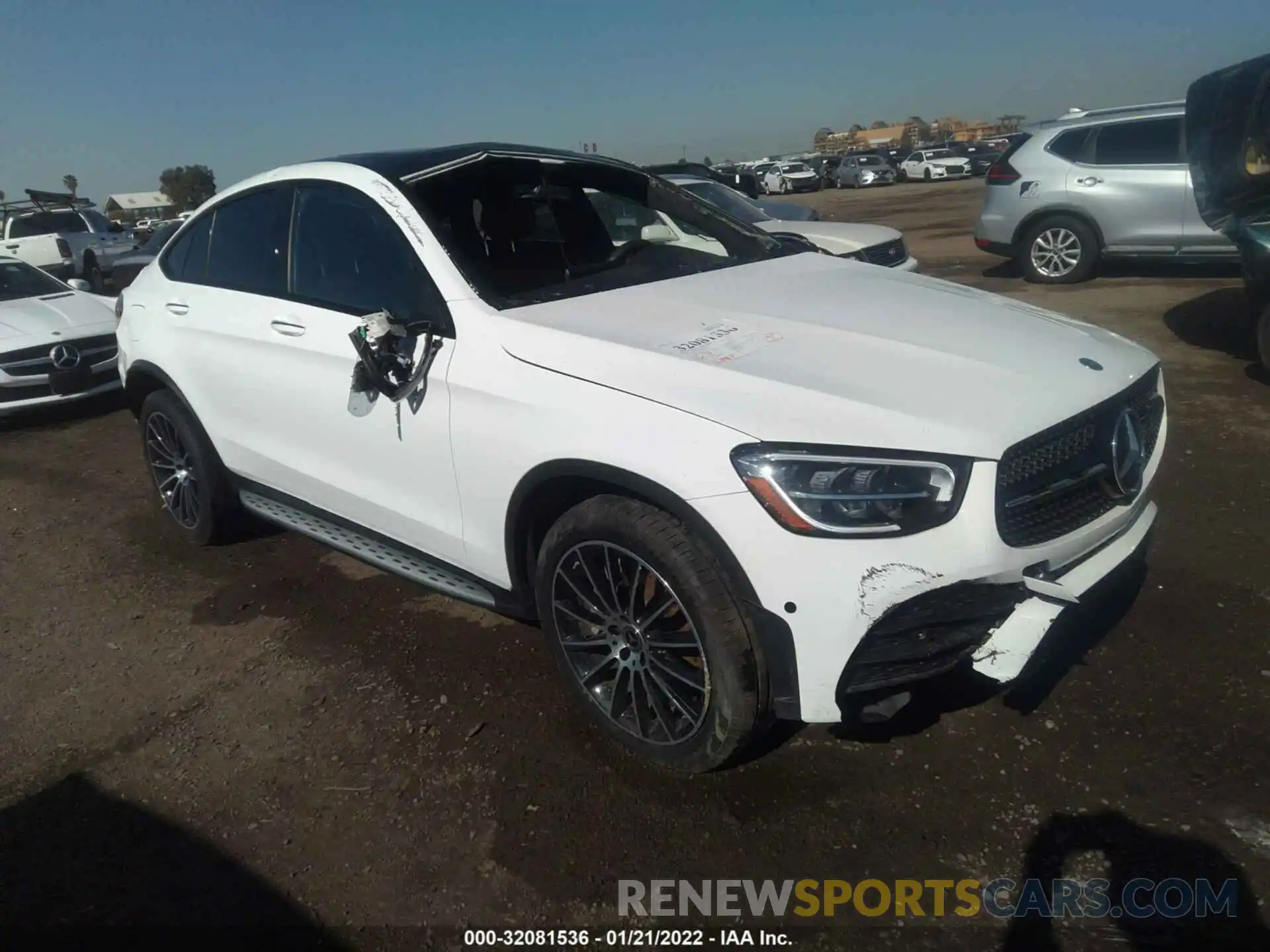 1 Photograph of a damaged car WDC0J8EB9LF709950 MERCEDES-BENZ GLC 2020