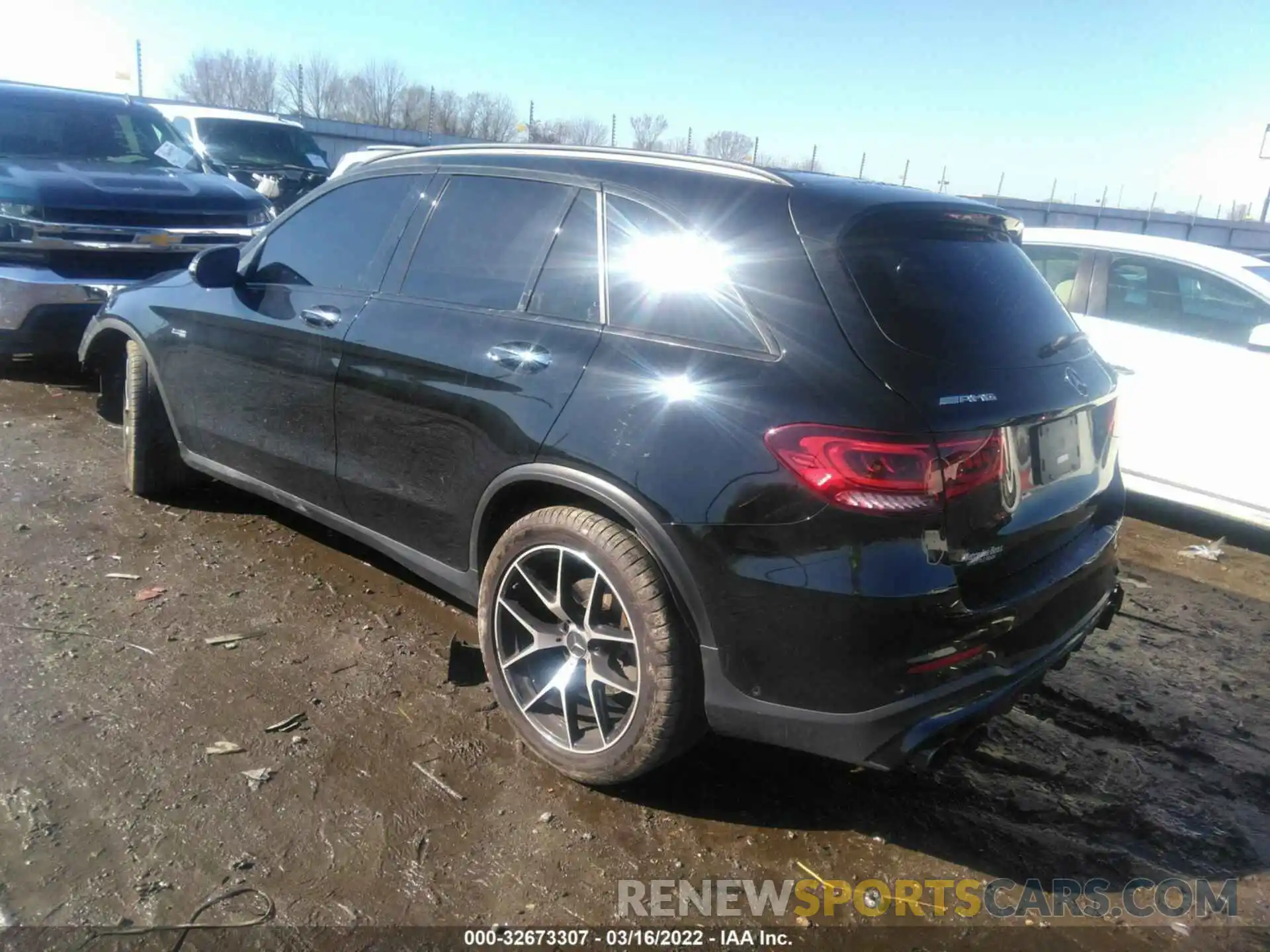 3 Photograph of a damaged car W1N0G6EB0MF898023 MERCEDES-BENZ GLC 2021