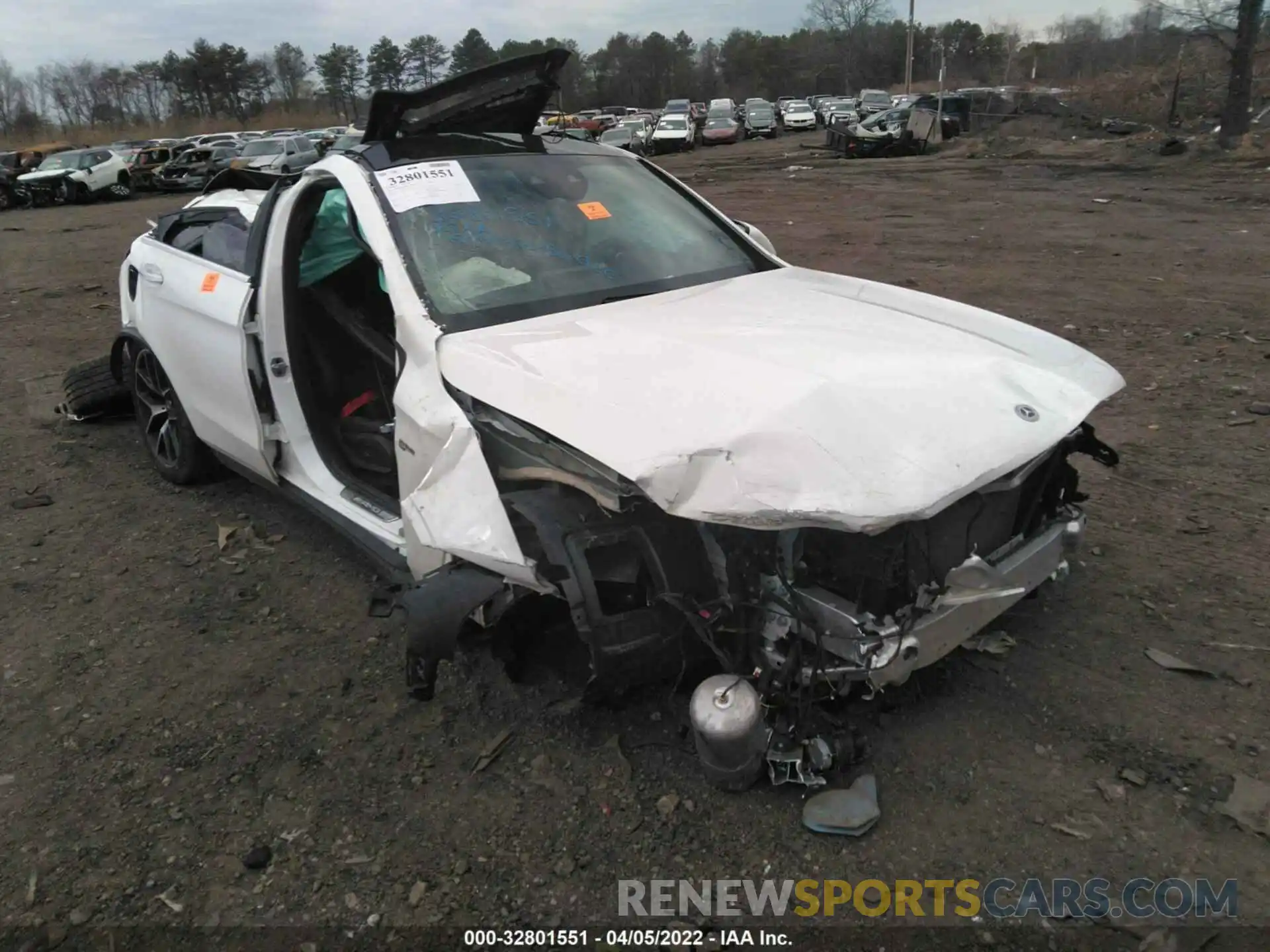 1 Photograph of a damaged car W1N0G6EB2MF949750 MERCEDES-BENZ GLC 2021