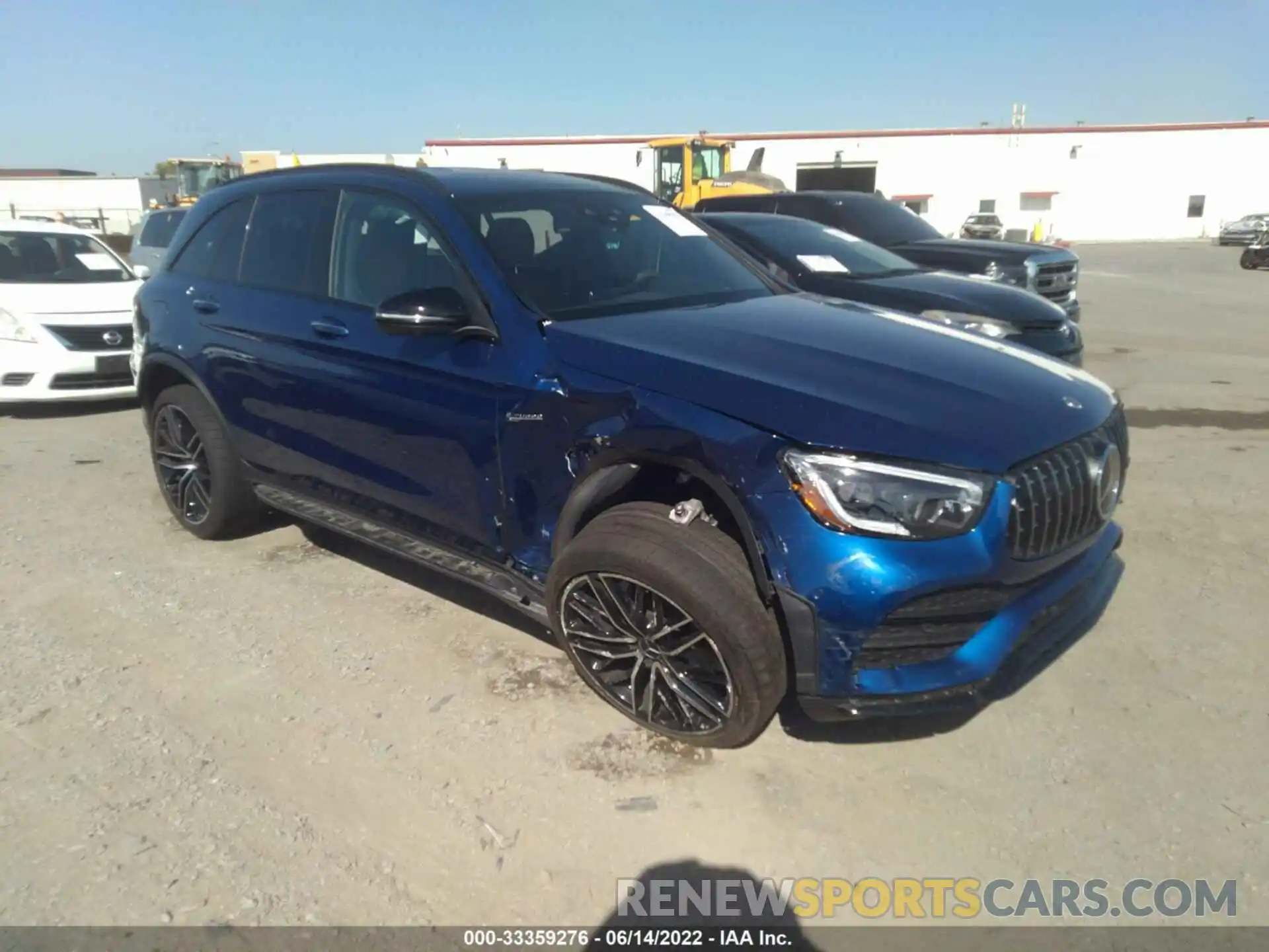 1 Photograph of a damaged car W1N0G6EB3MF982191 MERCEDES-BENZ GLC 2021