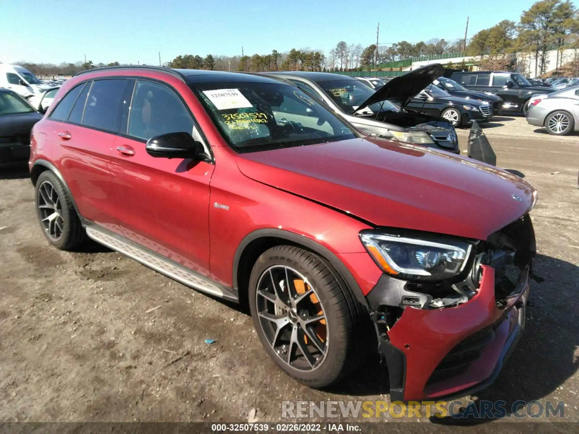 1 Фотография поврежденного автомобиля W1N0G6EB5MF907301 MERCEDES-BENZ GLC 2021