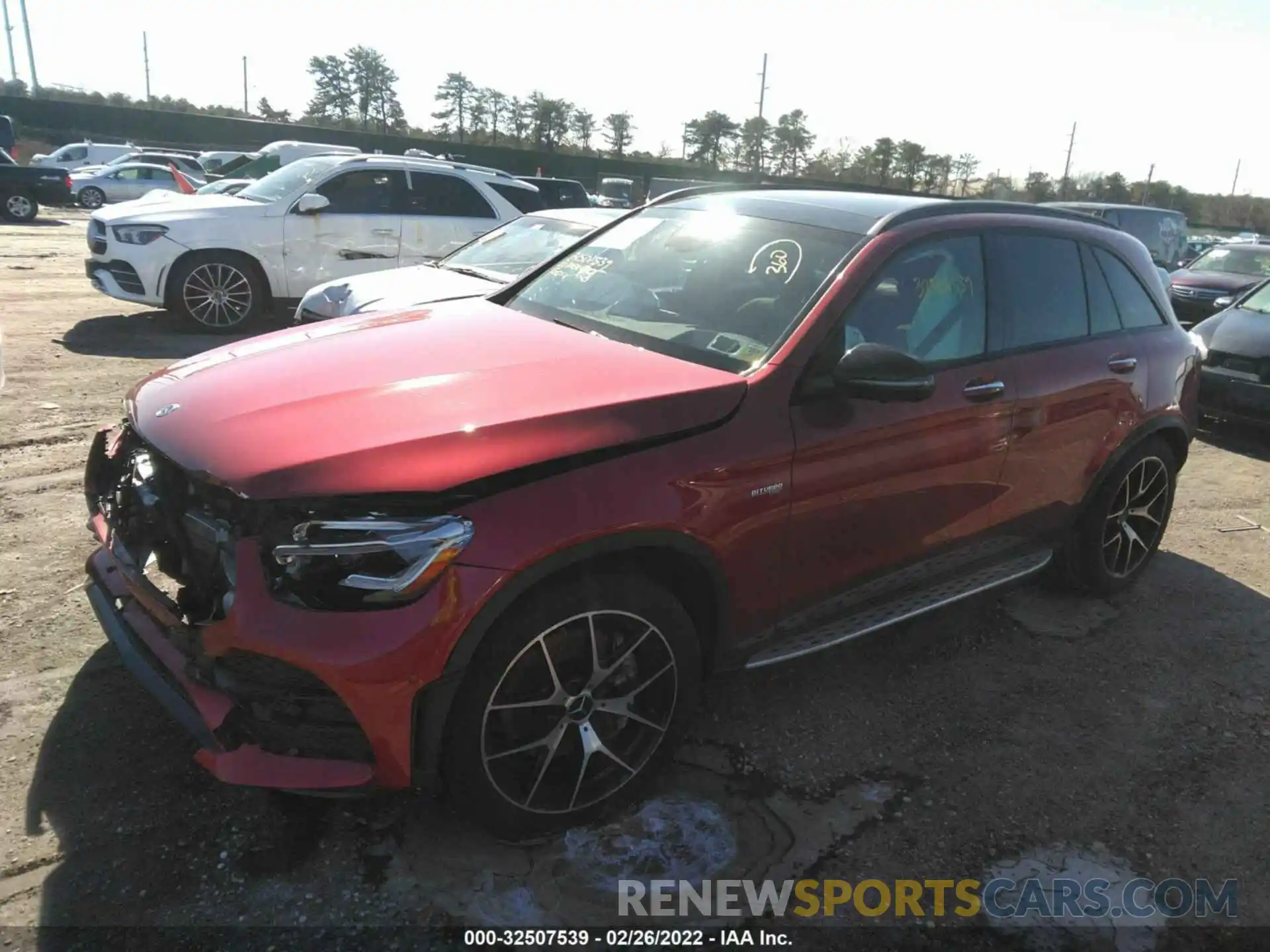 2 Photograph of a damaged car W1N0G6EB5MF907301 MERCEDES-BENZ GLC 2021