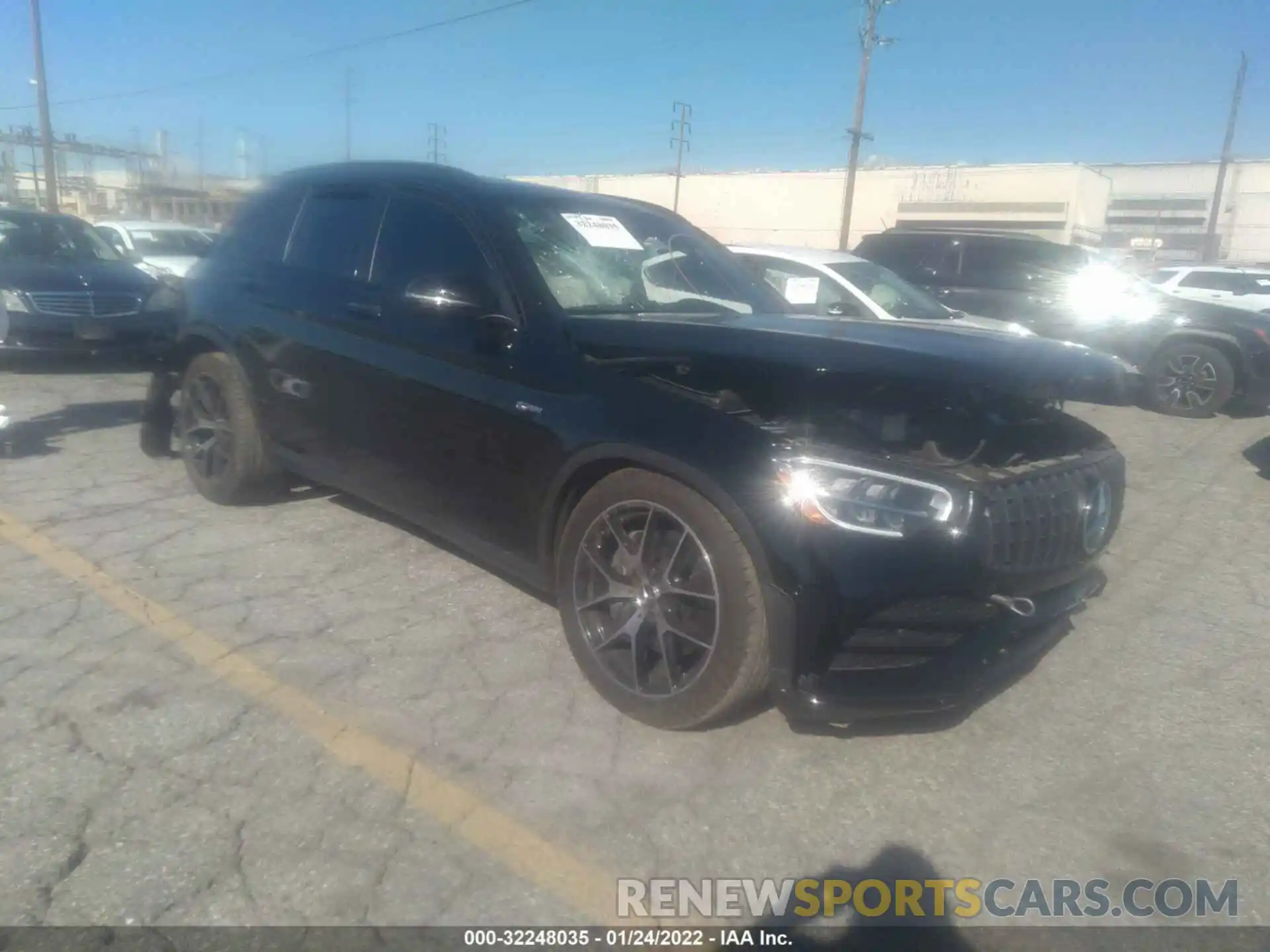 1 Photograph of a damaged car W1N0G6EB8MF896181 MERCEDES-BENZ GLC 2021