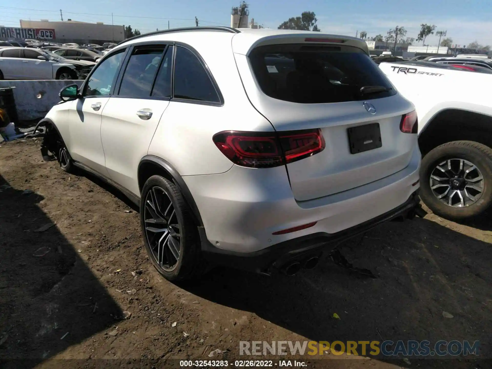 3 Photograph of a damaged car W1N0G6EB8MF944701 MERCEDES-BENZ GLC 2021