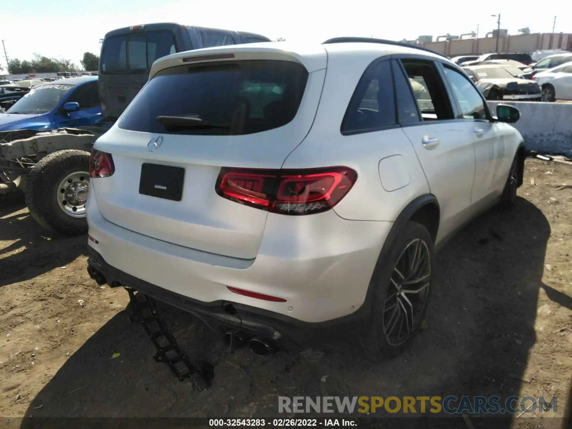 4 Photograph of a damaged car W1N0G6EB8MF944701 MERCEDES-BENZ GLC 2021