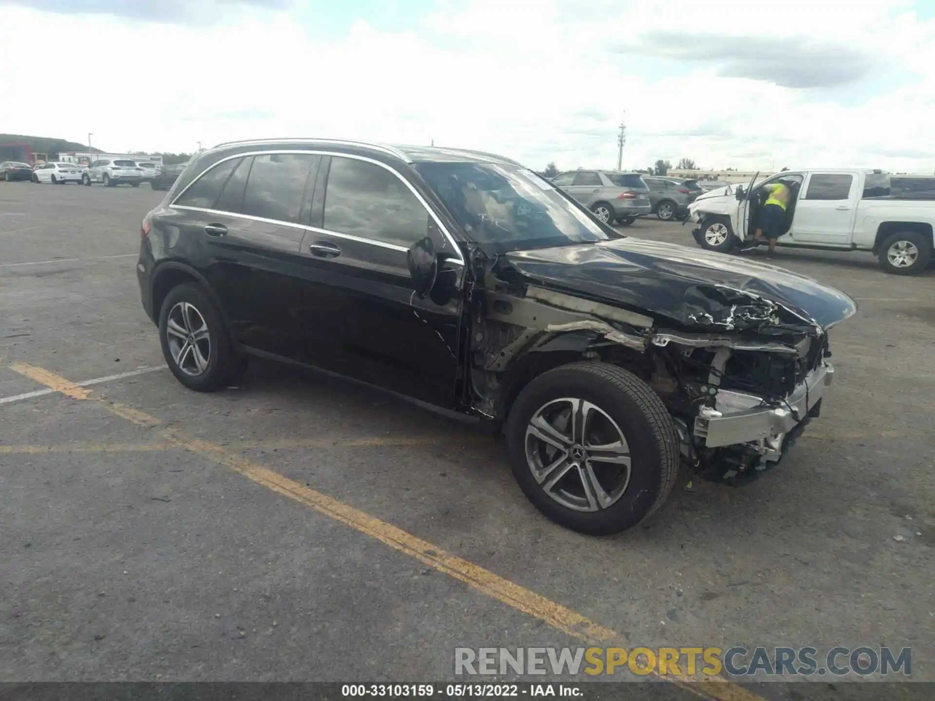 1 Photograph of a damaged car W1N0G8DB0MF914279 MERCEDES-BENZ GLC 2021