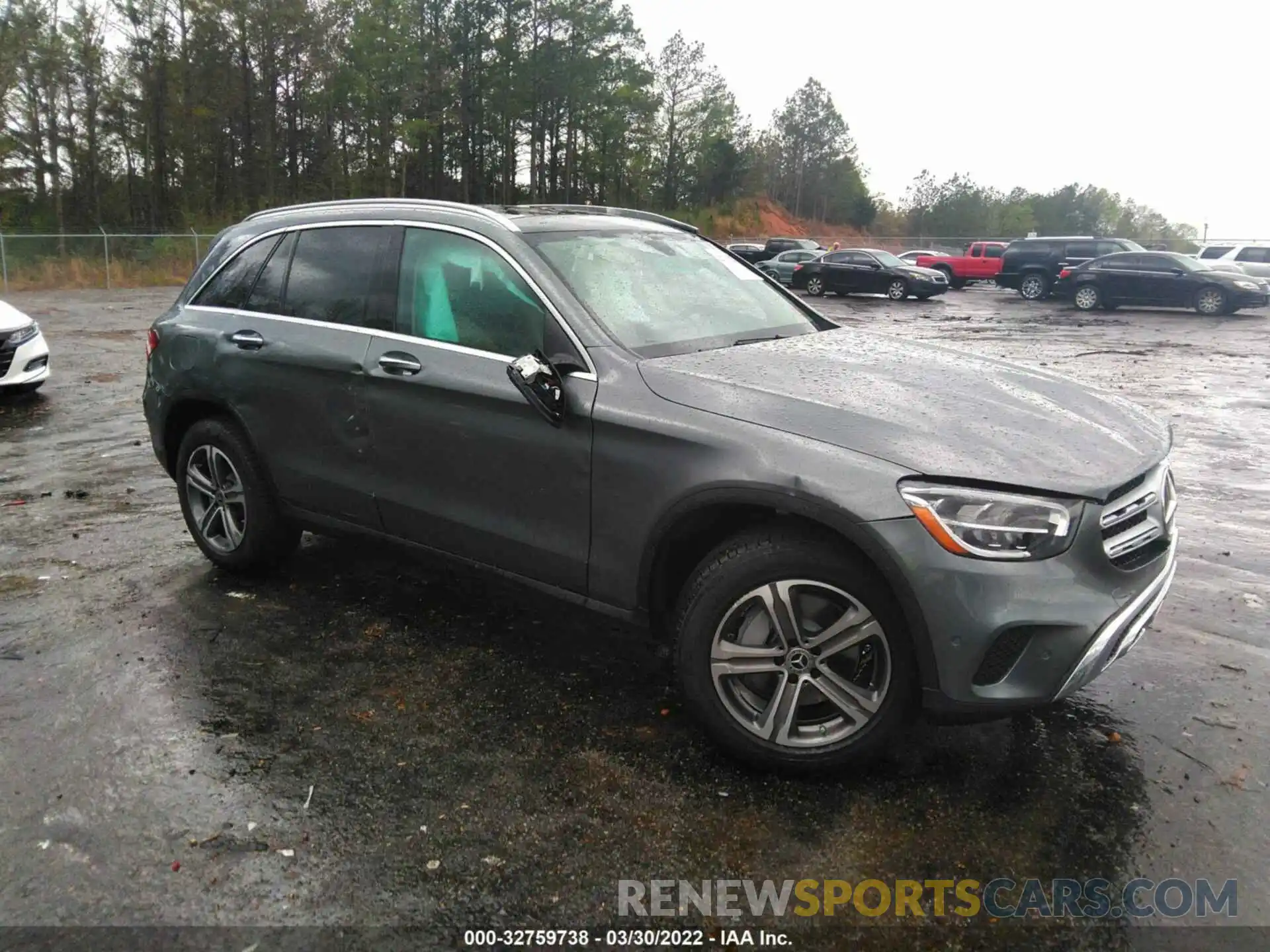 1 Photograph of a damaged car W1N0G8DB0MG010488 MERCEDES-BENZ GLC 2021