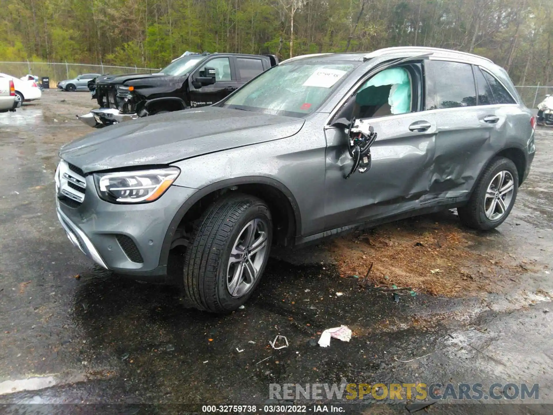 2 Photograph of a damaged car W1N0G8DB0MG010488 MERCEDES-BENZ GLC 2021