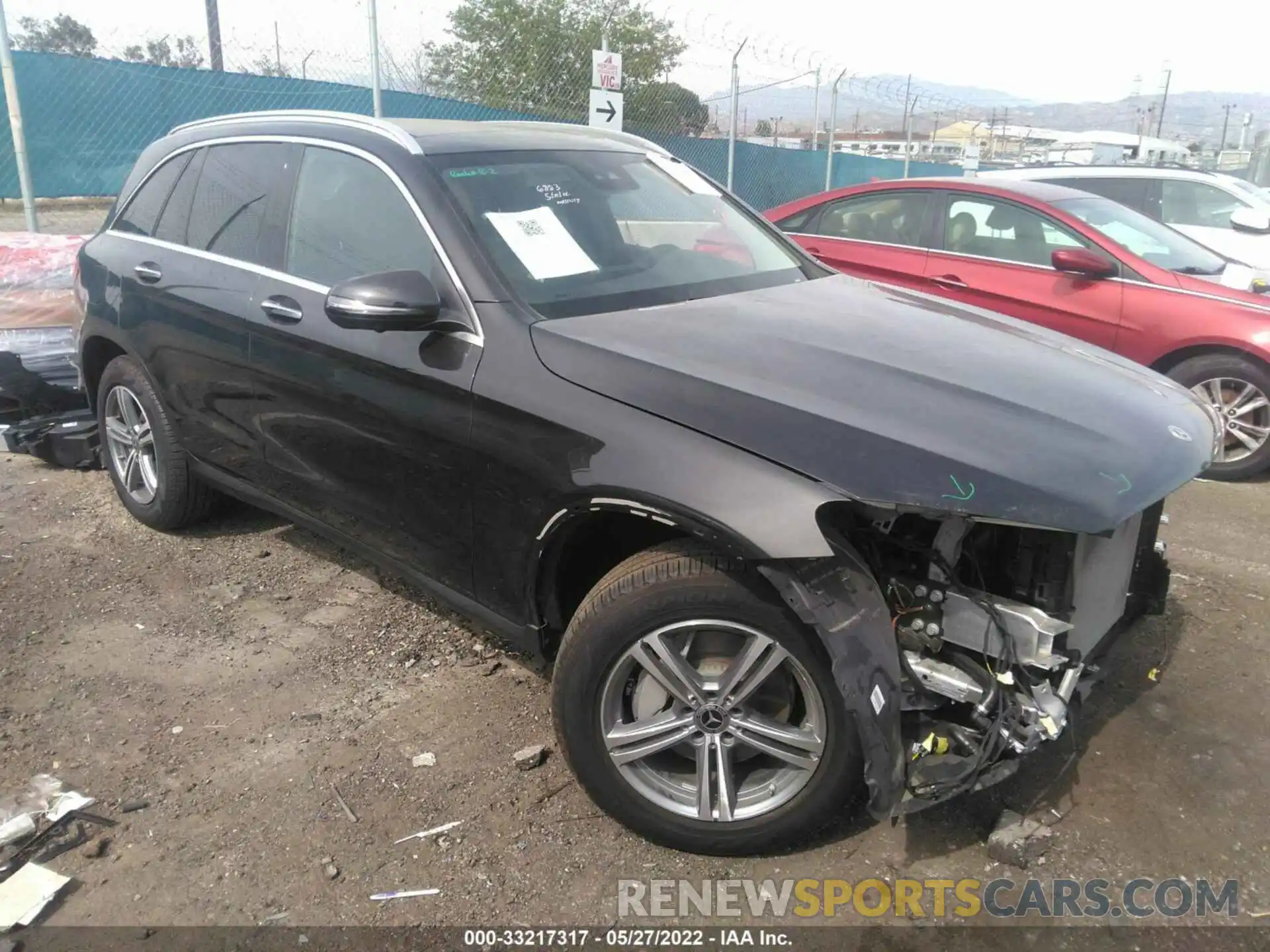 1 Photograph of a damaged car W1N0G8DB0MV281482 MERCEDES-BENZ GLC 2021