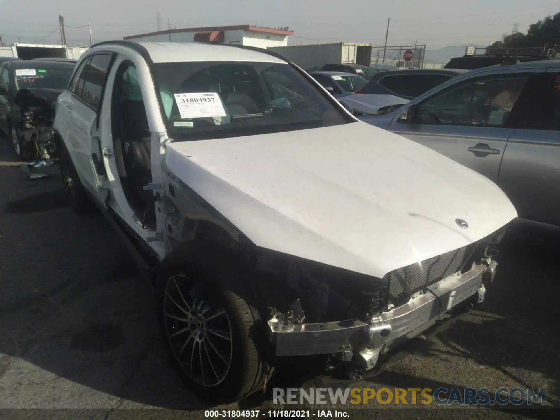 1 Photograph of a damaged car W1N0G8DB0MV283734 MERCEDES-BENZ GLC 2021