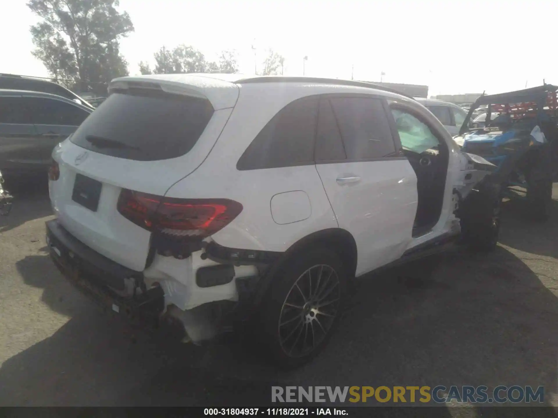 4 Photograph of a damaged car W1N0G8DB0MV283734 MERCEDES-BENZ GLC 2021