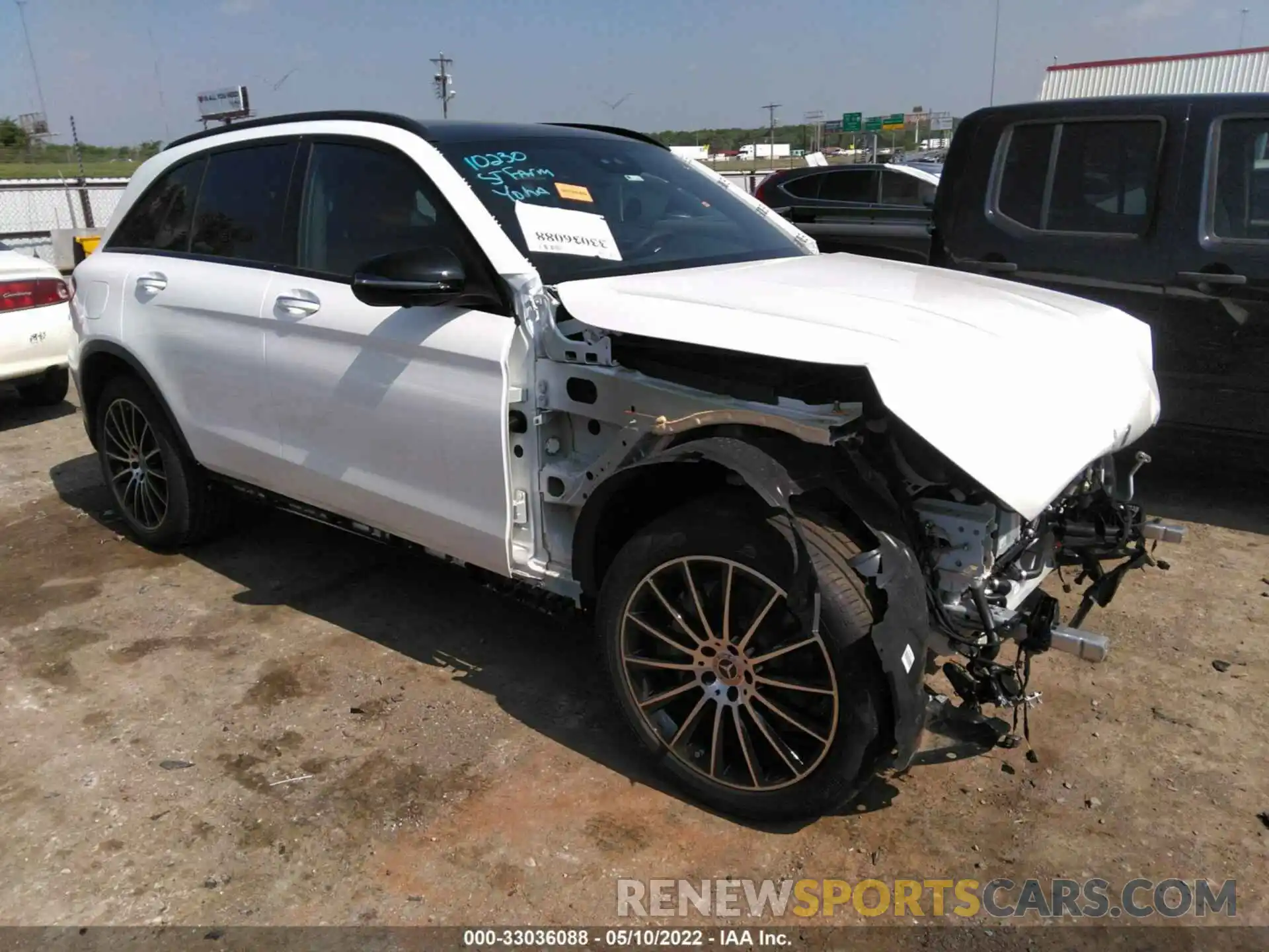 1 Photograph of a damaged car W1N0G8DB0MV322631 MERCEDES-BENZ GLC 2021