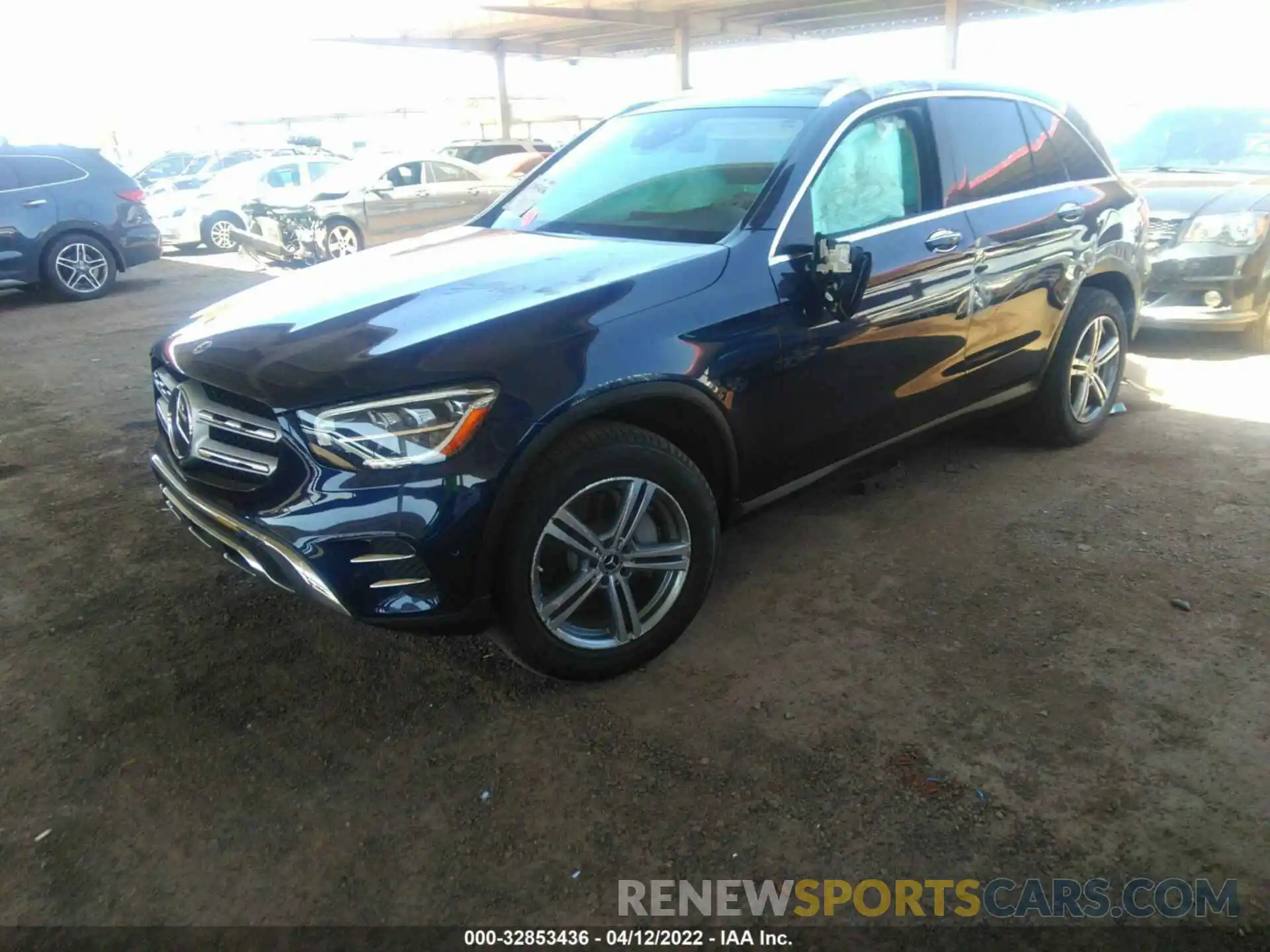 2 Фотография поврежденного автомобиля W1N0G8DB1MF870907 MERCEDES-BENZ GLC 2021