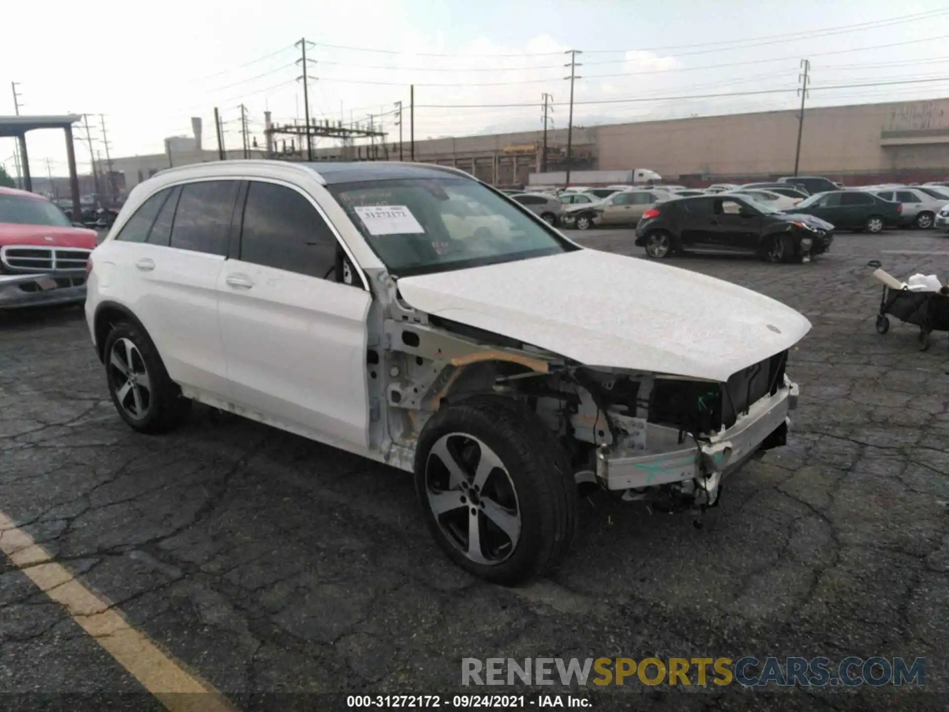 1 Photograph of a damaged car W1N0G8DB1MV263119 MERCEDES-BENZ GLC 2021