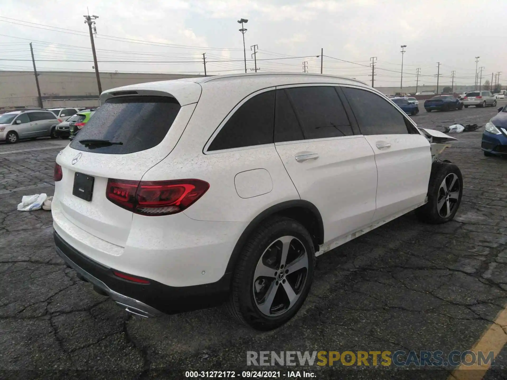 4 Photograph of a damaged car W1N0G8DB1MV263119 MERCEDES-BENZ GLC 2021