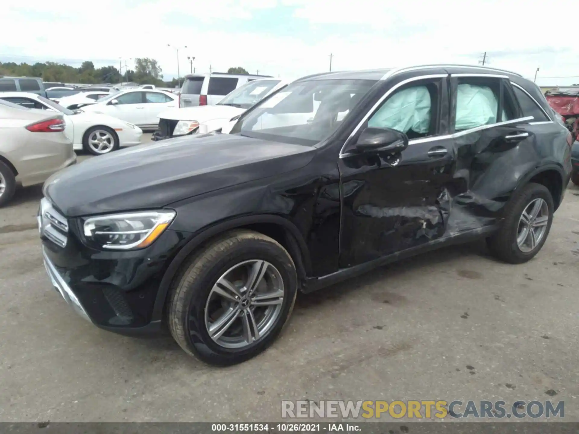 2 Photograph of a damaged car W1N0G8DB1MV269163 MERCEDES-BENZ GLC 2021