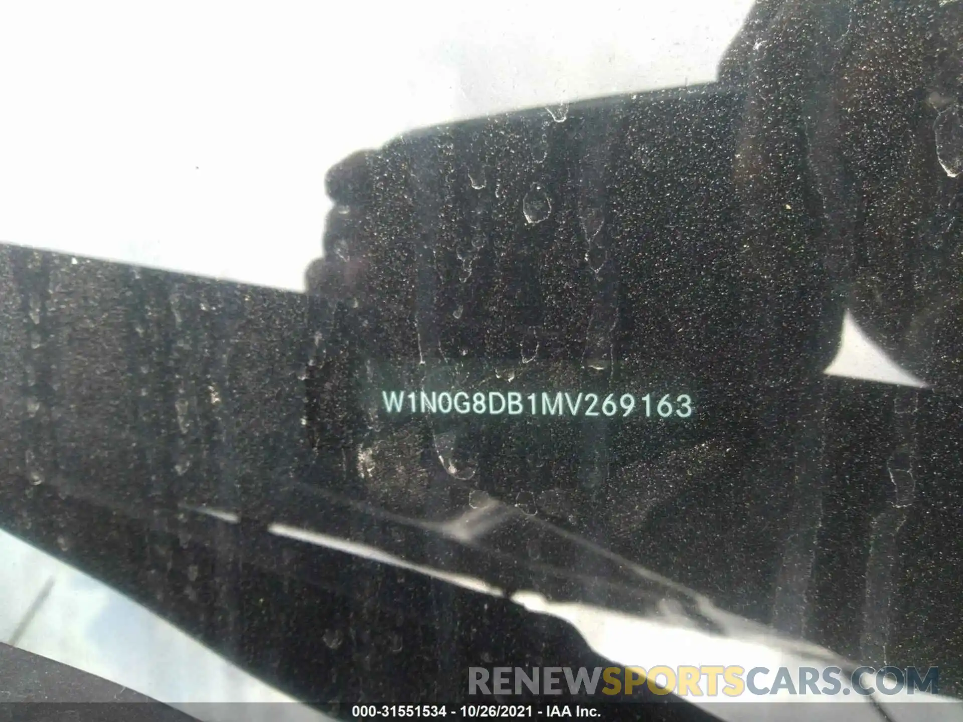 9 Photograph of a damaged car W1N0G8DB1MV269163 MERCEDES-BENZ GLC 2021