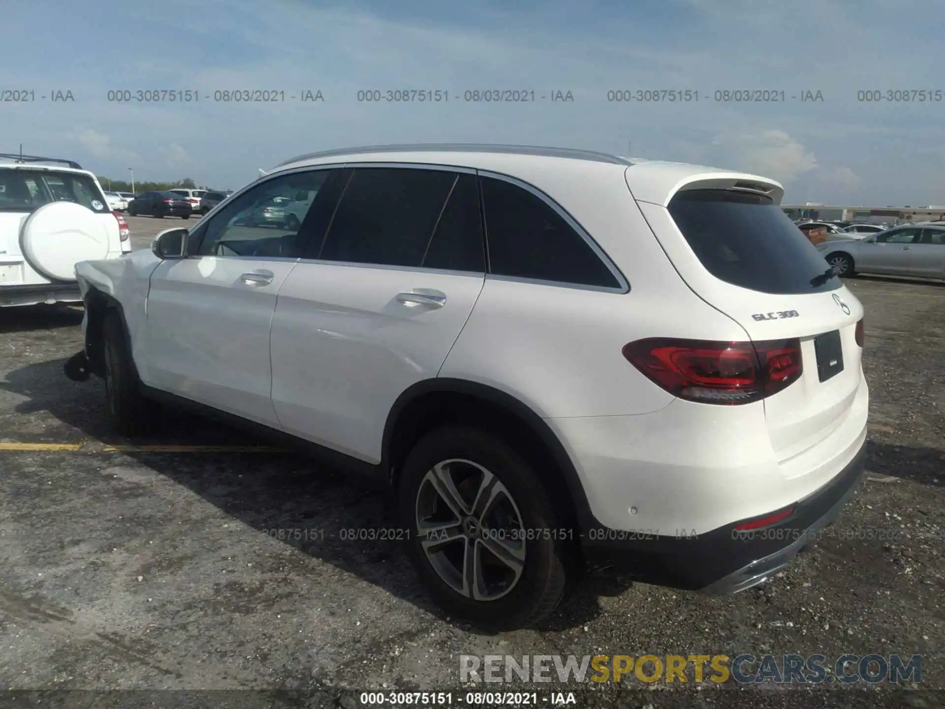 3 Photograph of a damaged car W1N0G8DB2MF926112 MERCEDES-BENZ GLC 2021