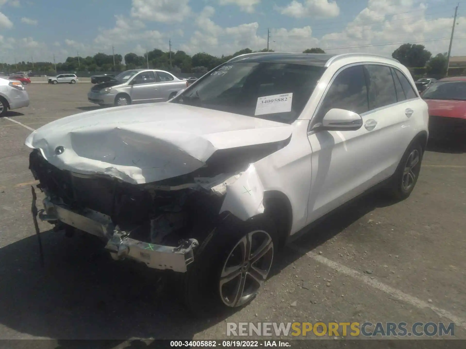 2 Photograph of a damaged car W1N0G8DB2MF962155 MERCEDES-BENZ GLC 2021