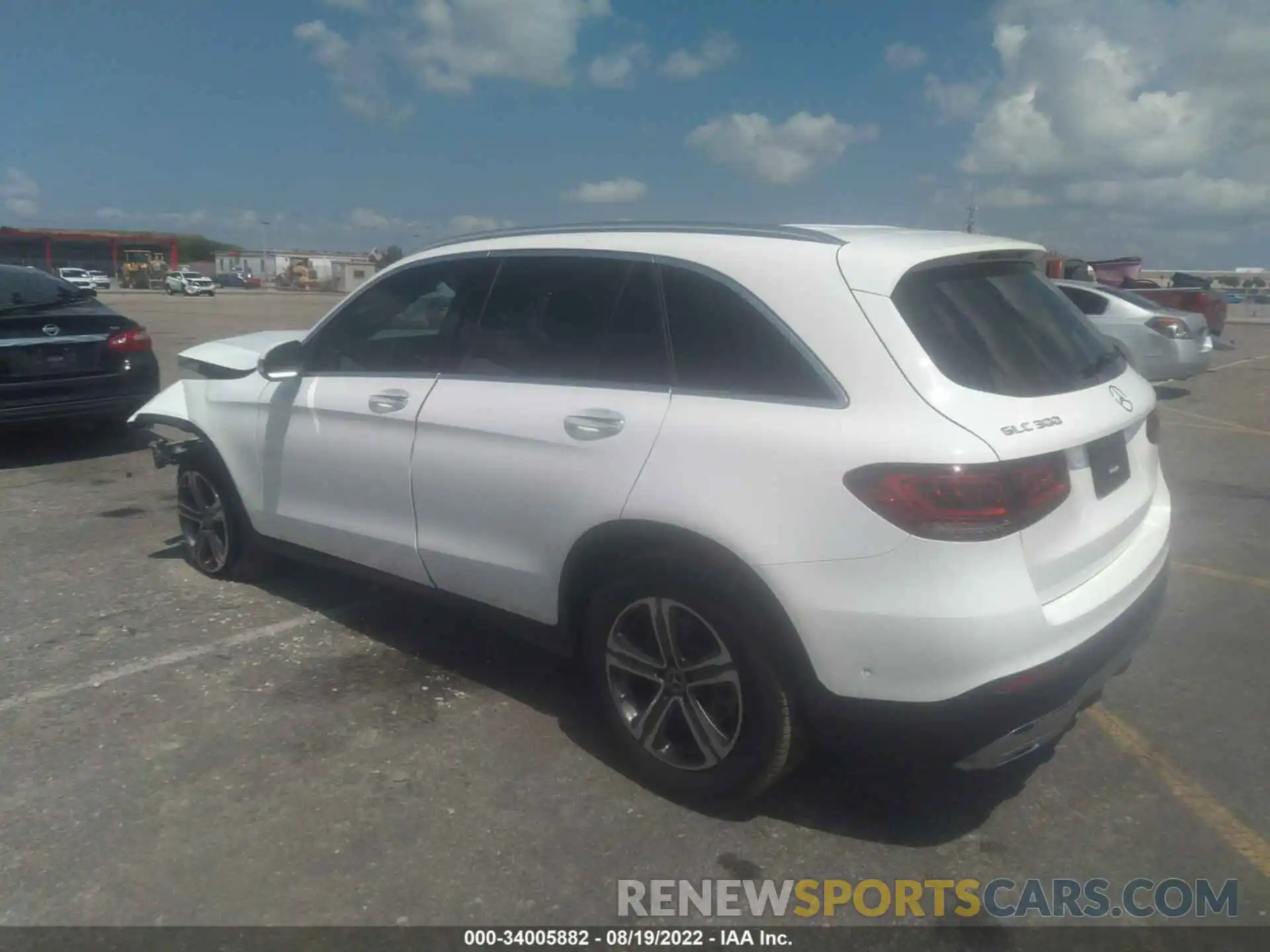 3 Photograph of a damaged car W1N0G8DB2MF962155 MERCEDES-BENZ GLC 2021