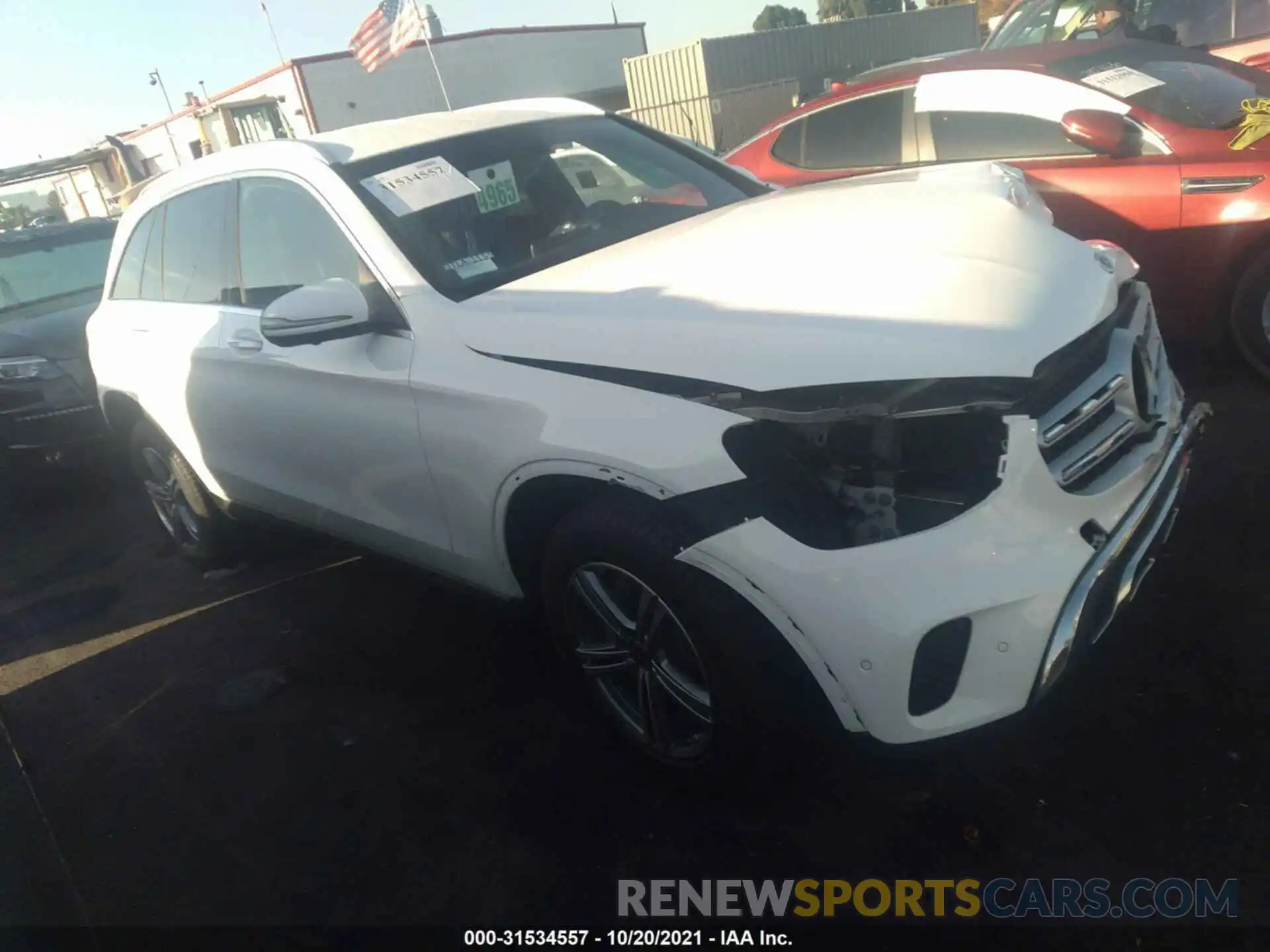 1 Photograph of a damaged car W1N0G8DB2MV272251 MERCEDES-BENZ GLC 2021