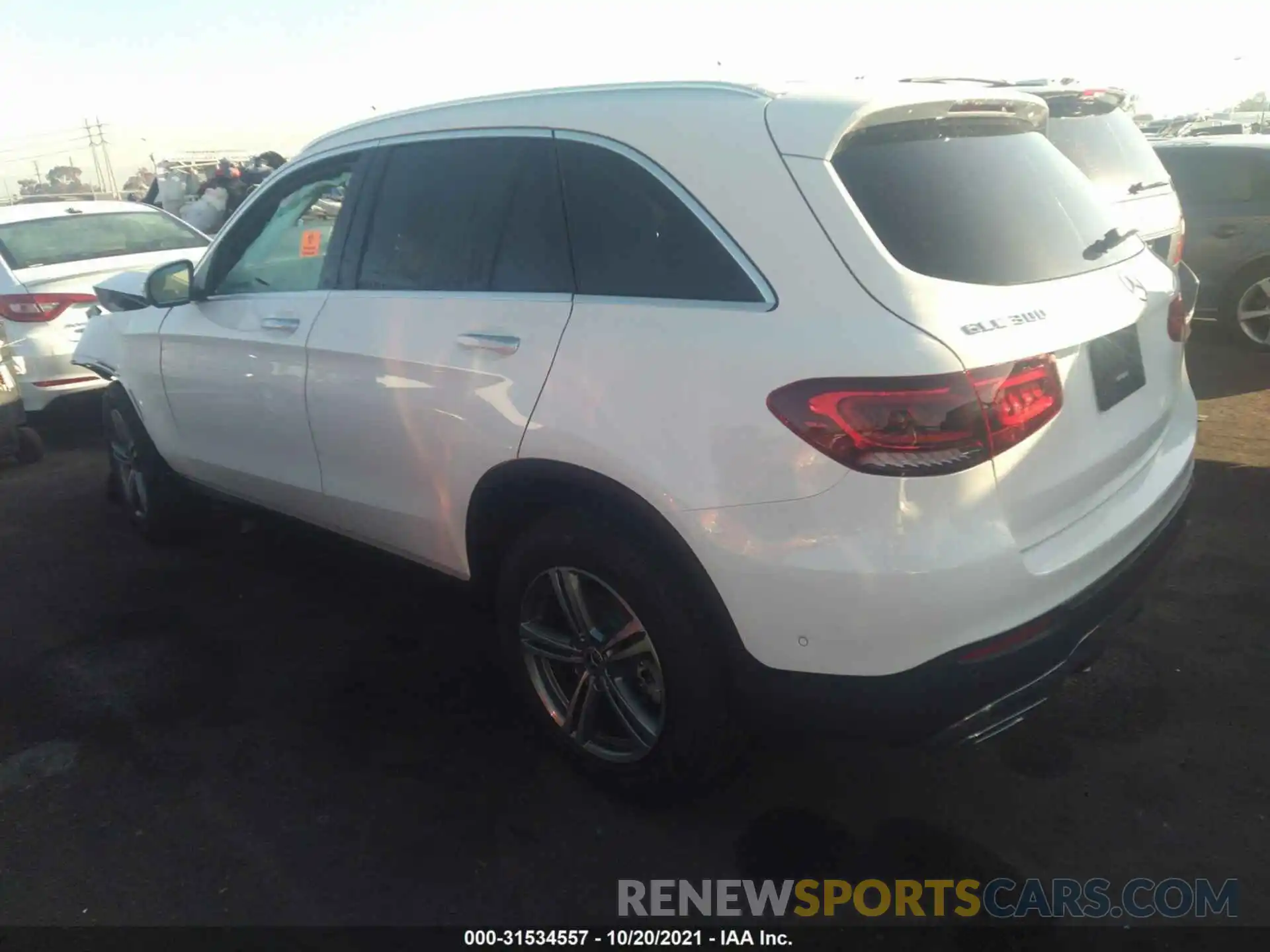 3 Фотография поврежденного автомобиля W1N0G8DB2MV272251 MERCEDES-BENZ GLC 2021