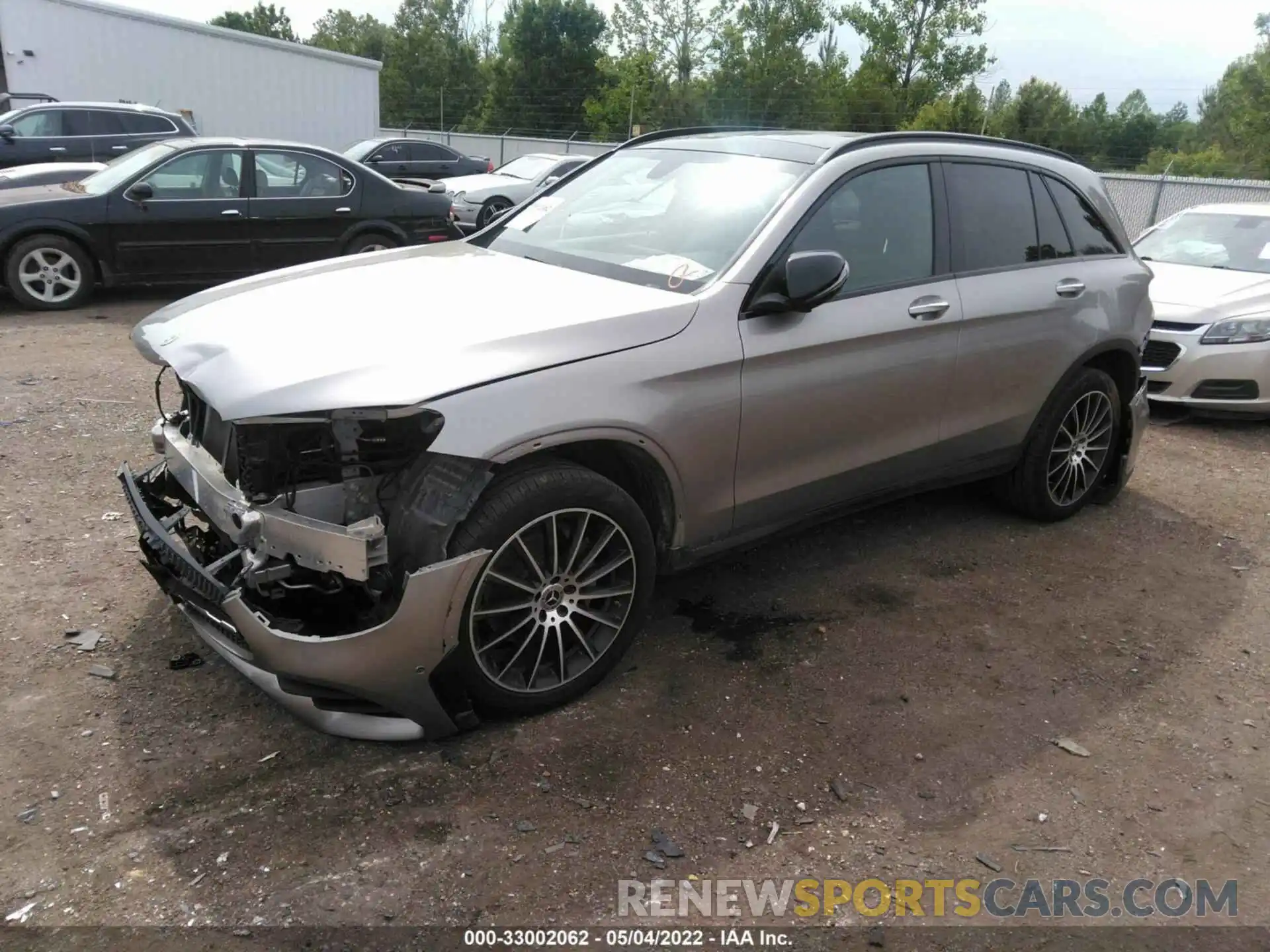 2 Photograph of a damaged car W1N0G8DB3MV294646 MERCEDES-BENZ GLC 2021