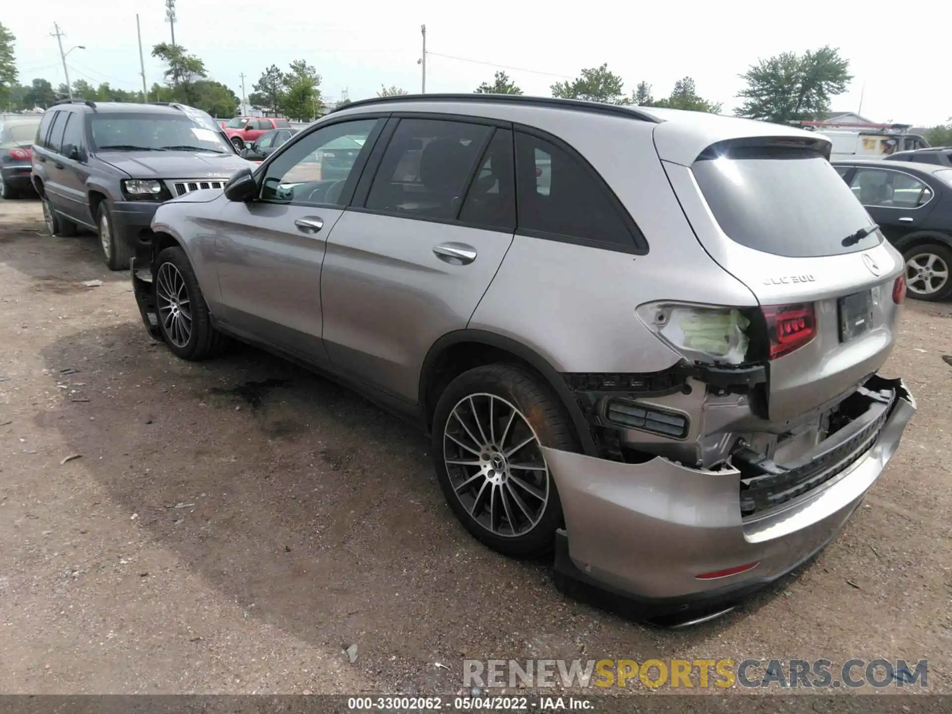 3 Photograph of a damaged car W1N0G8DB3MV294646 MERCEDES-BENZ GLC 2021