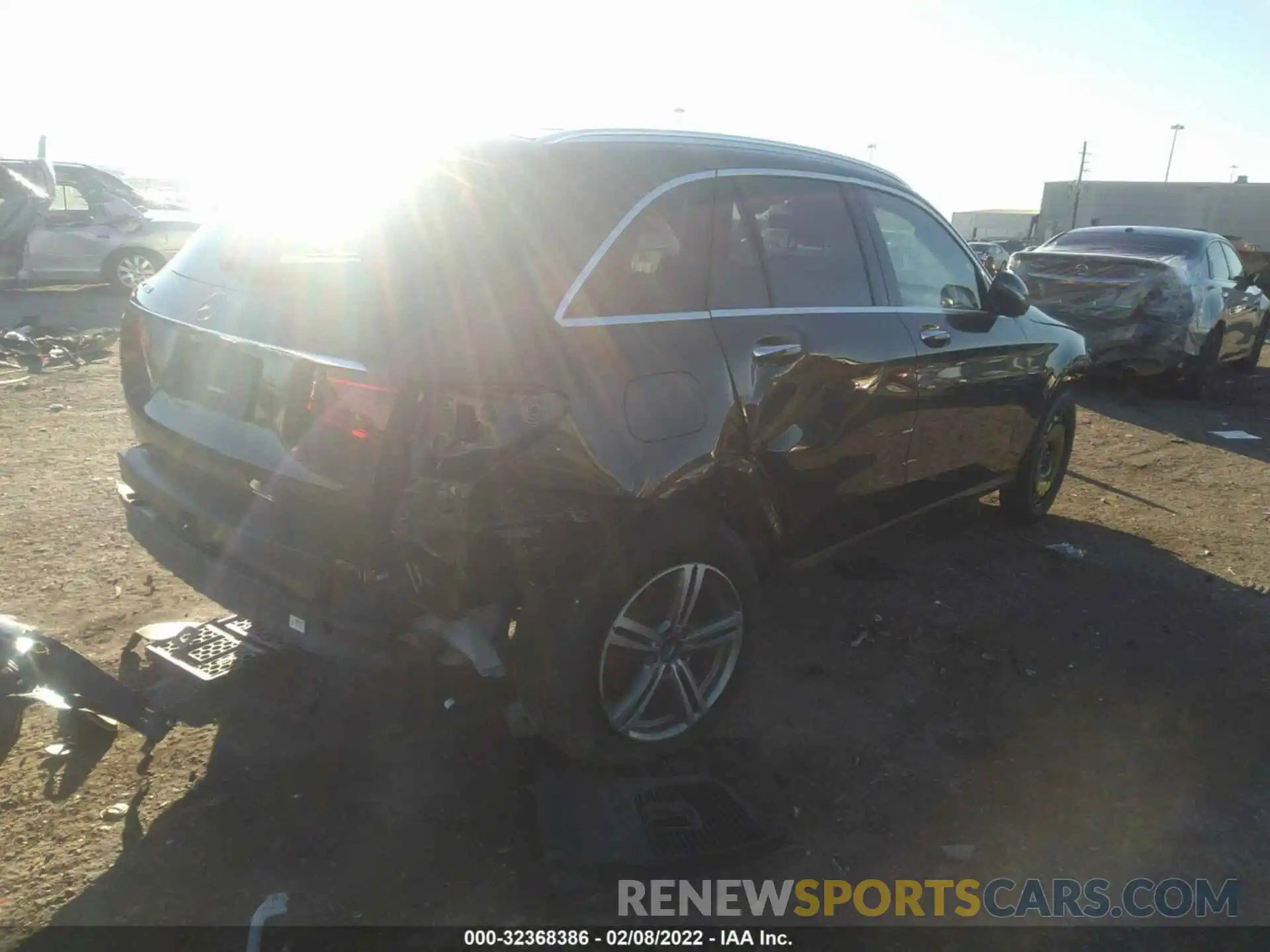 4 Фотография поврежденного автомобиля W1N0G8DB3MV296655 MERCEDES-BENZ GLC 2021