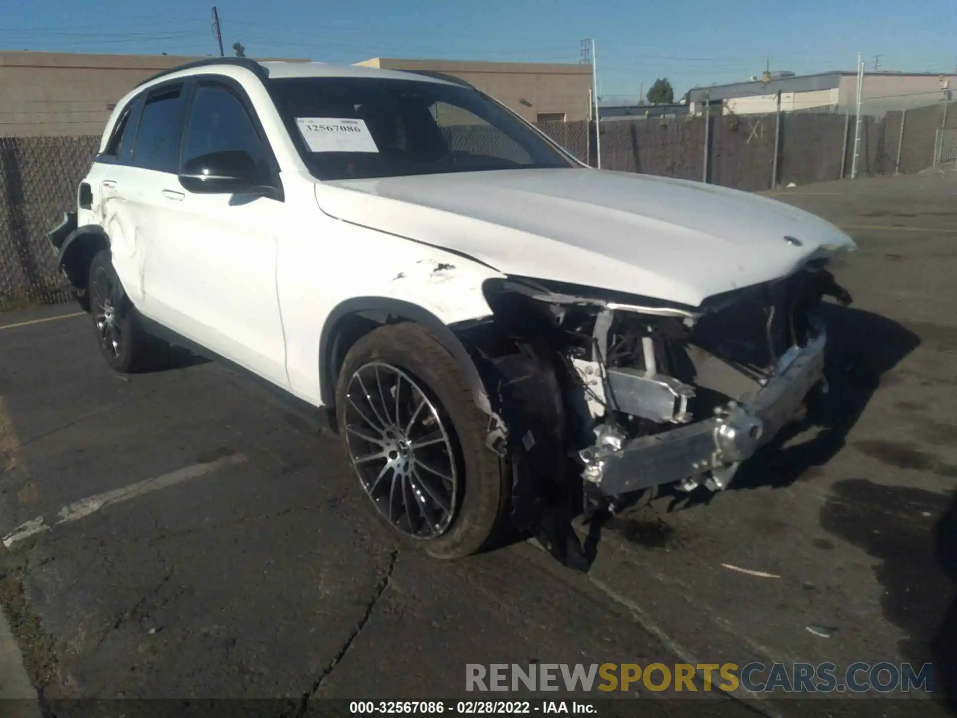 1 Photograph of a damaged car W1N0G8DB3MV308237 MERCEDES-BENZ GLC 2021