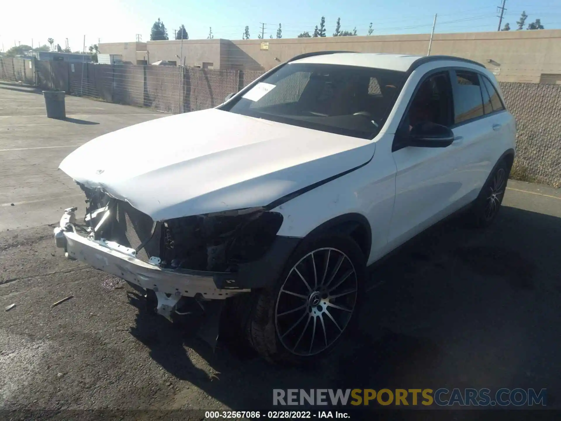 2 Photograph of a damaged car W1N0G8DB3MV308237 MERCEDES-BENZ GLC 2021