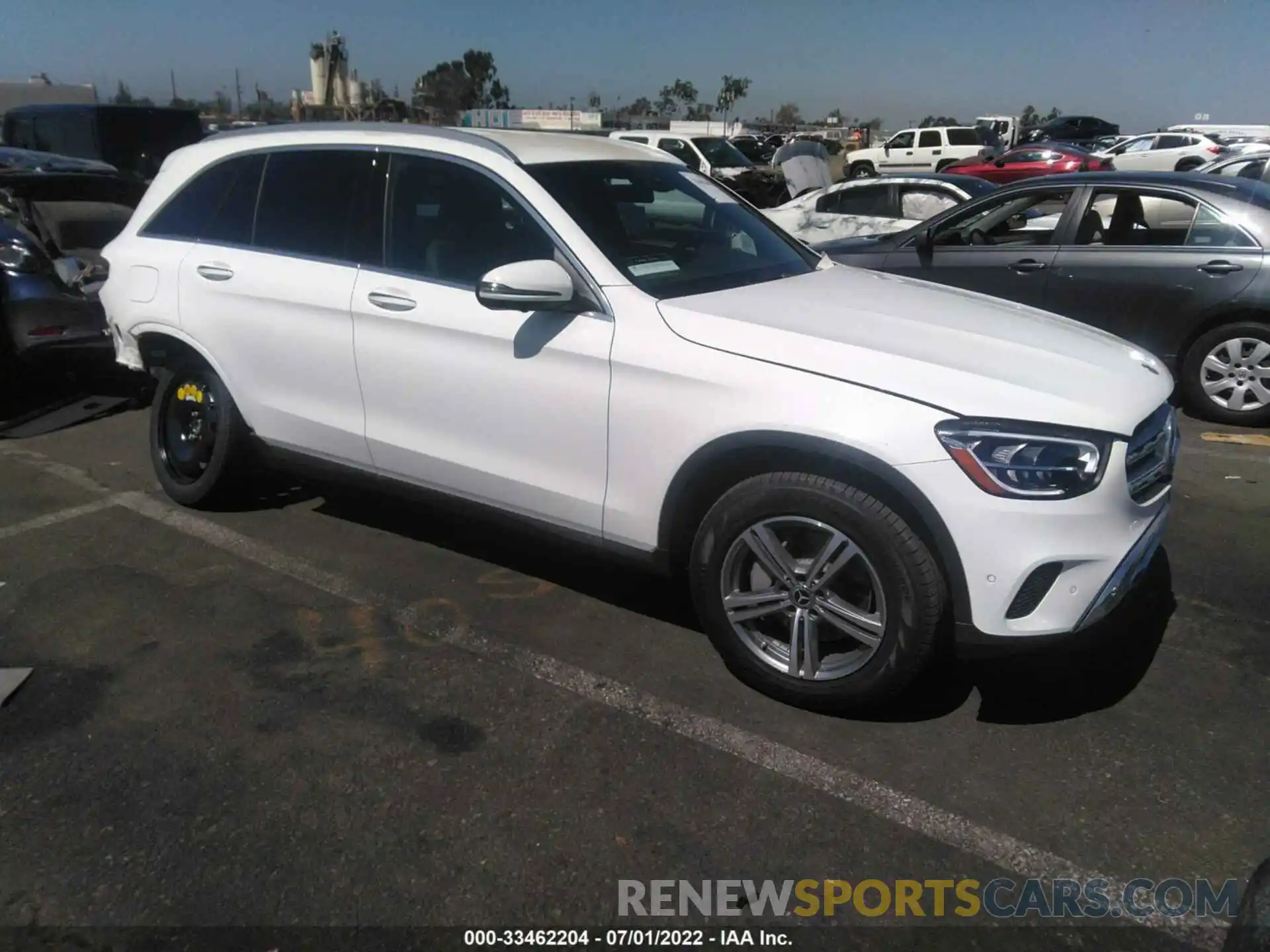 1 Photograph of a damaged car W1N0G8DB3MV312840 MERCEDES-BENZ GLC 2021