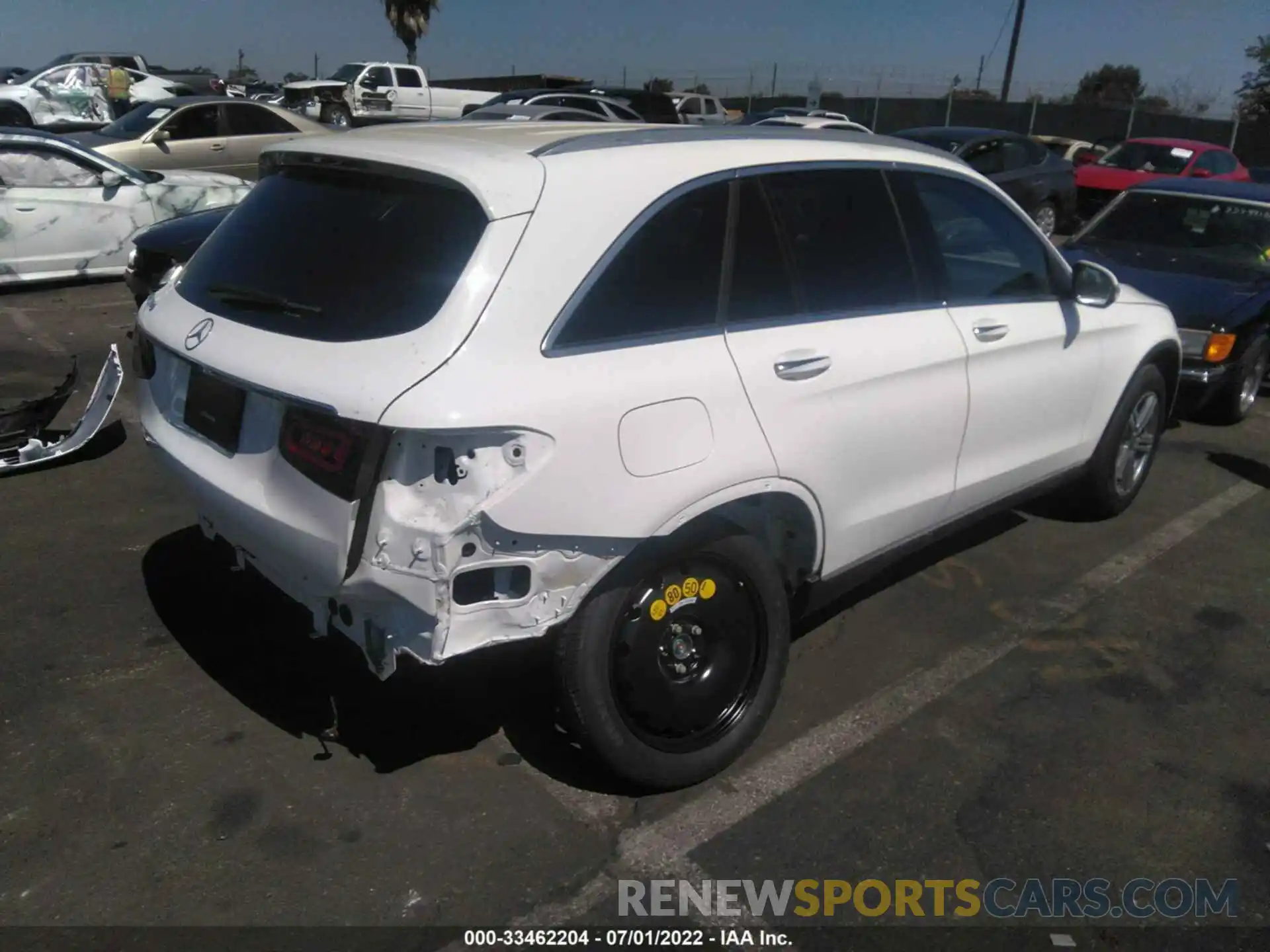 4 Photograph of a damaged car W1N0G8DB3MV312840 MERCEDES-BENZ GLC 2021