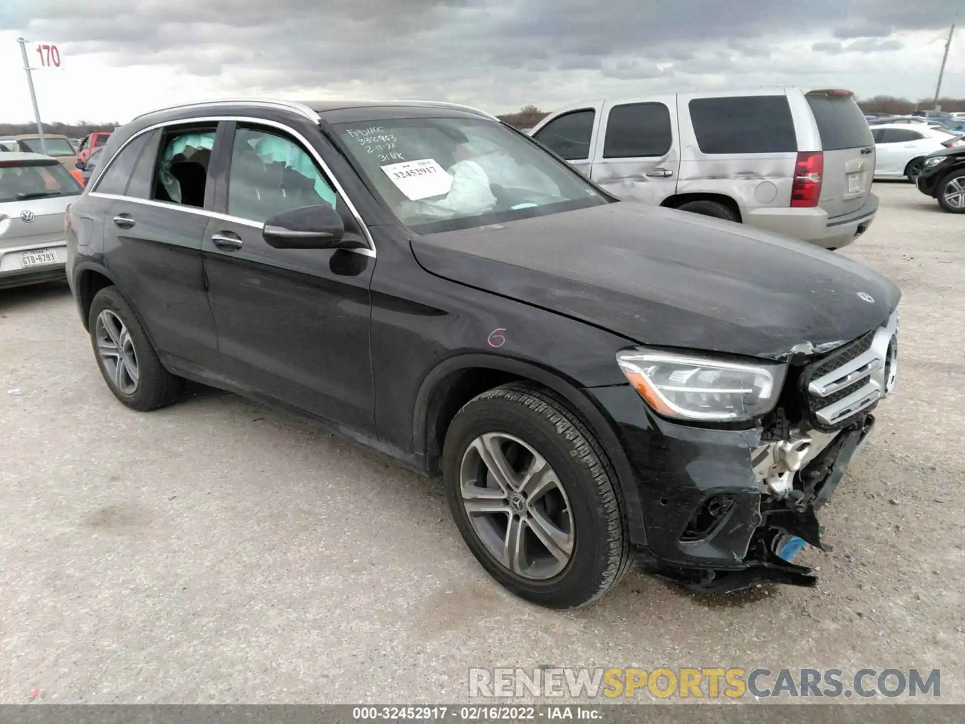 1 Photograph of a damaged car W1N0G8DB3MV313938 MERCEDES-BENZ GLC 2021