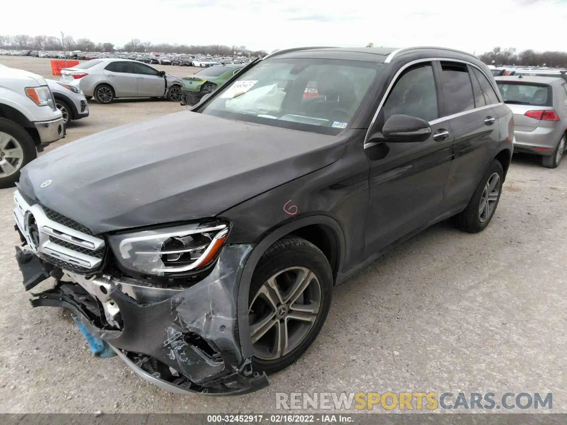 2 Photograph of a damaged car W1N0G8DB3MV313938 MERCEDES-BENZ GLC 2021