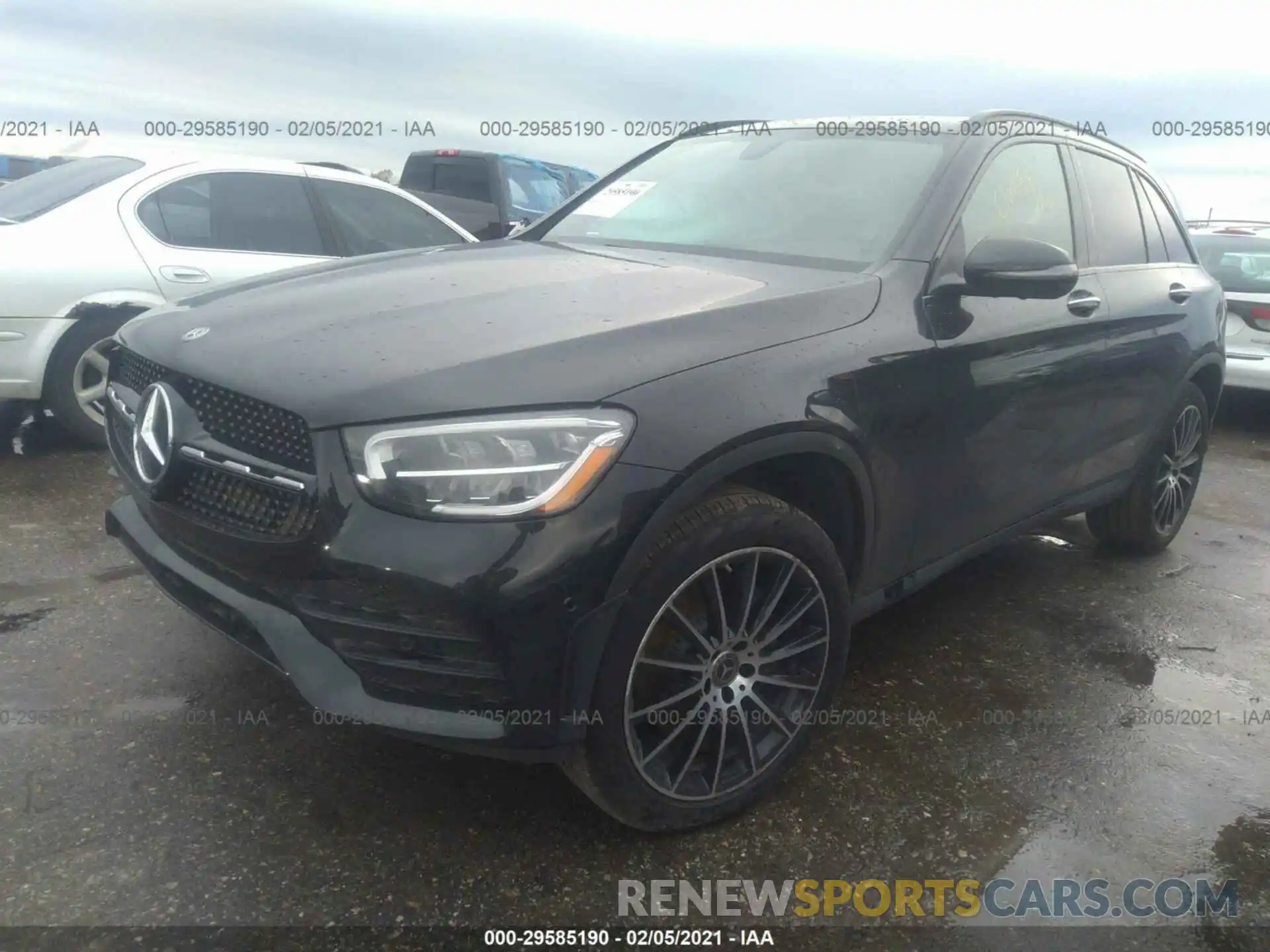 2 Photograph of a damaged car W1N0G8DB4MF871145 MERCEDES-BENZ GLC 2021