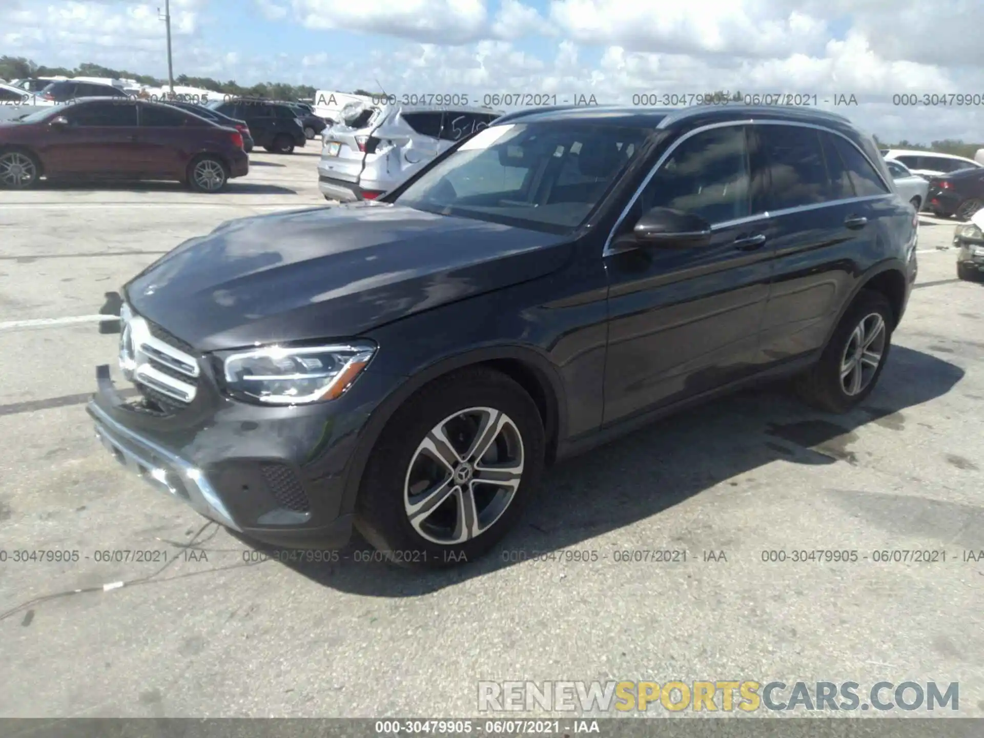 2 Photograph of a damaged car W1N0G8DB4MF898989 MERCEDES-BENZ GLC 2021