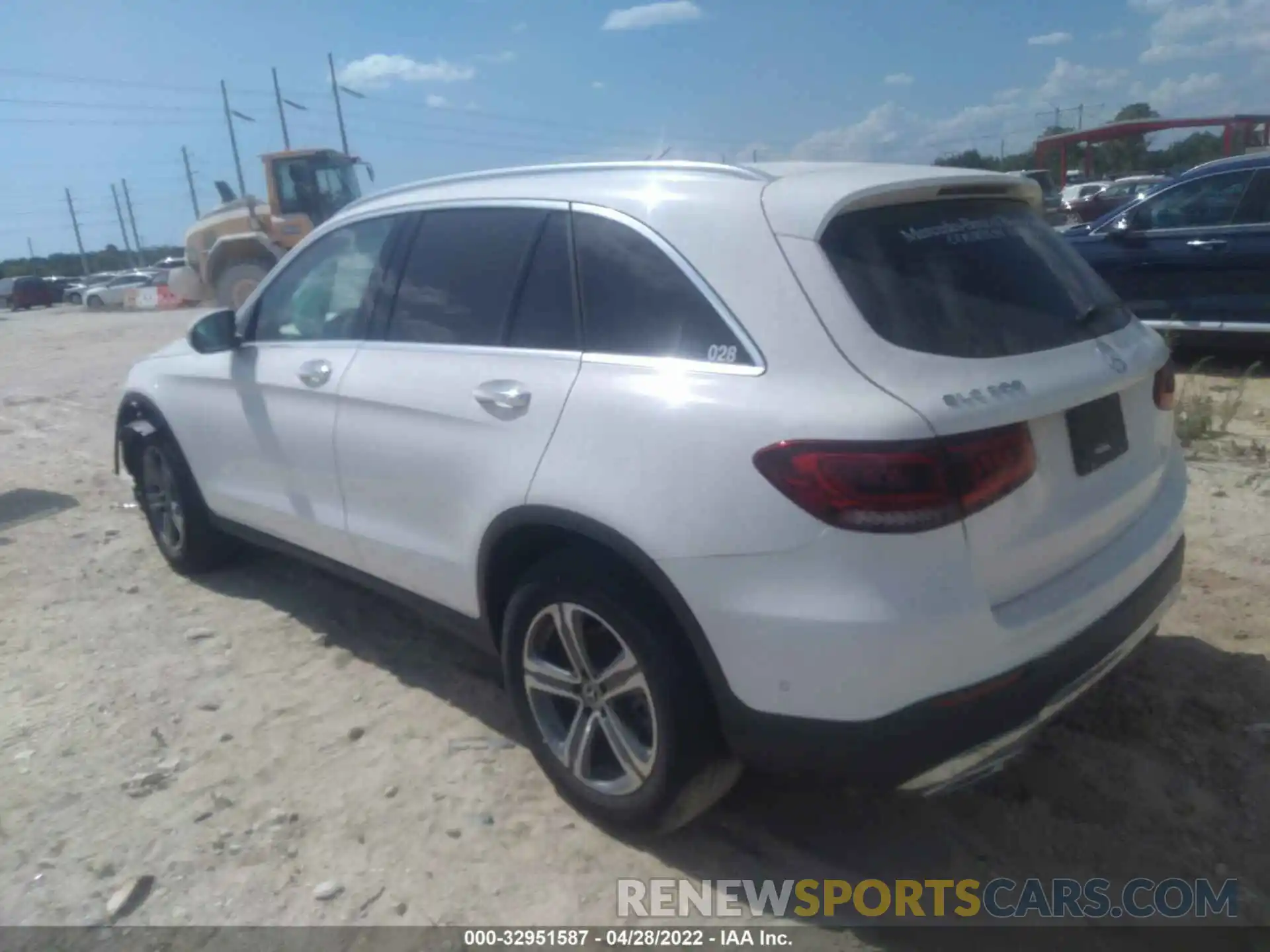 3 Фотография поврежденного автомобиля W1N0G8DB4MF939282 MERCEDES-BENZ GLC 2021