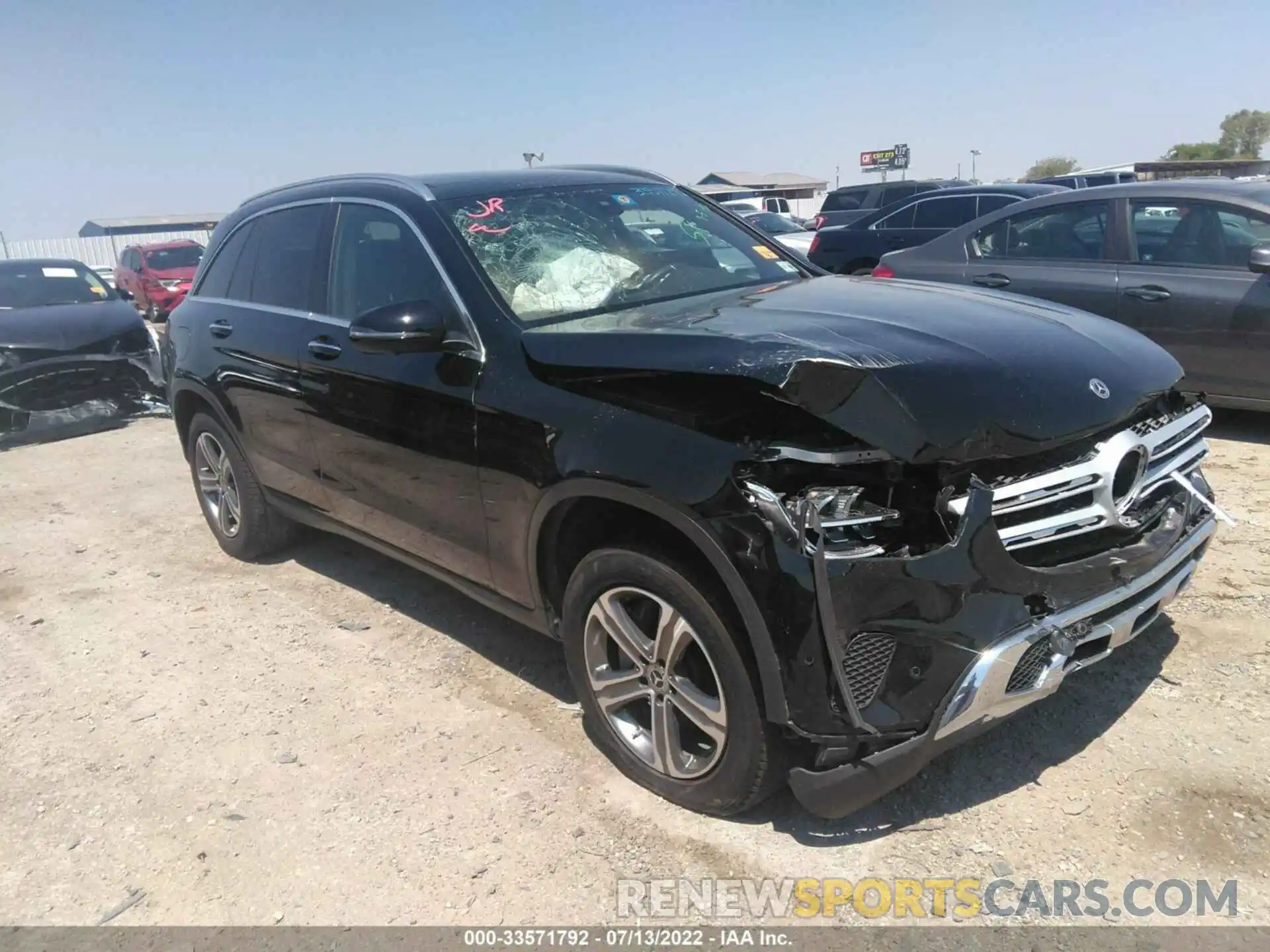 1 Photograph of a damaged car W1N0G8DB4MV279900 MERCEDES-BENZ GLC 2021