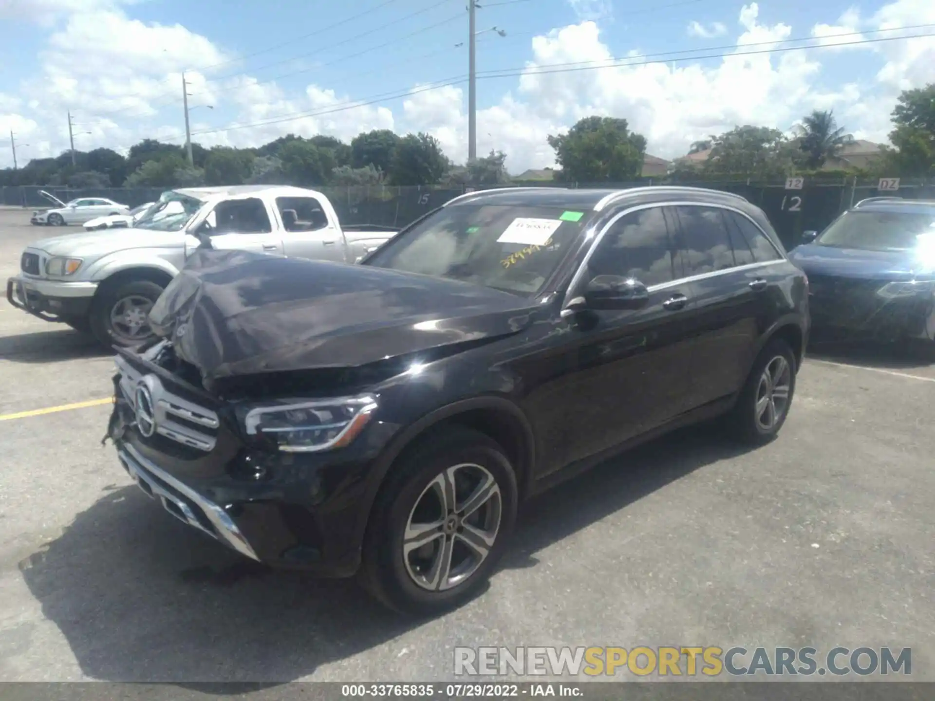 2 Photograph of a damaged car W1N0G8DB5MF926315 MERCEDES-BENZ GLC 2021