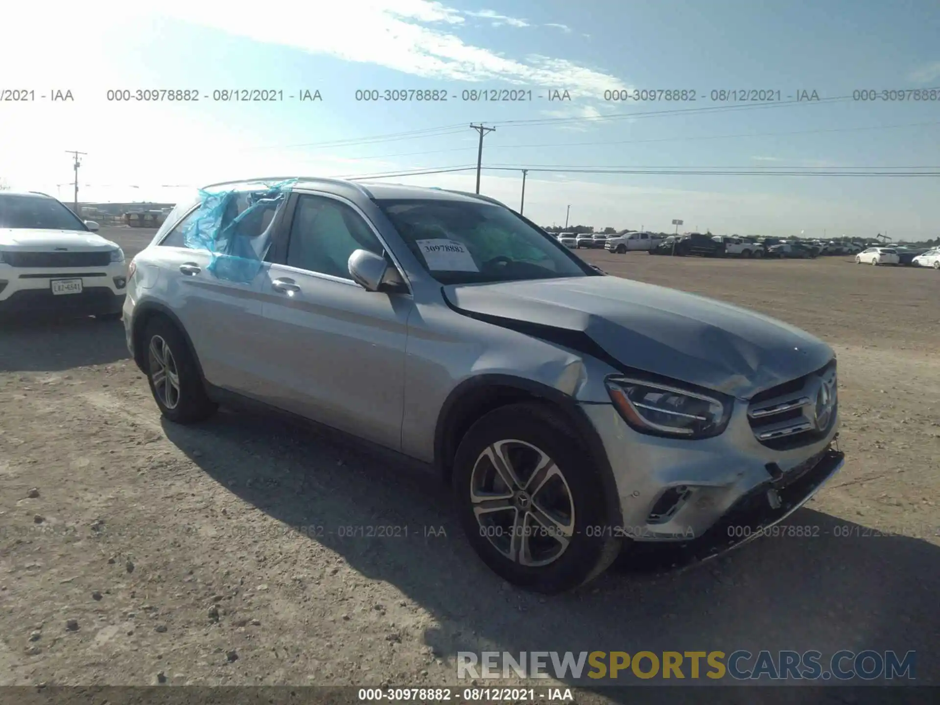 1 Photograph of a damaged car W1N0G8DB5MF971237 MERCEDES-BENZ GLC 2021