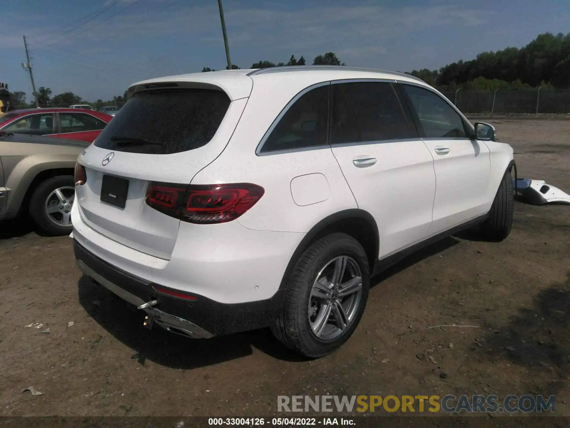 4 Photograph of a damaged car W1N0G8DB5MV323242 MERCEDES-BENZ GLC 2021